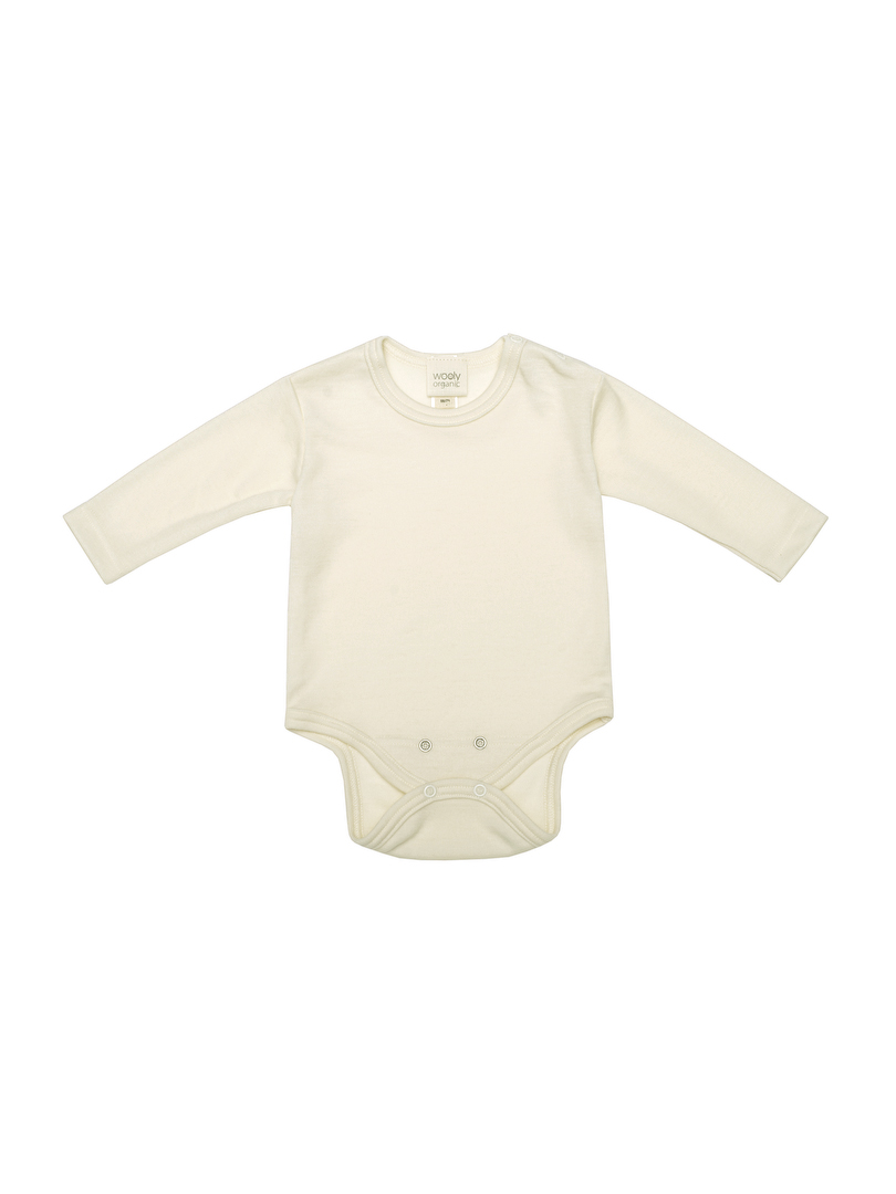Woolly Organic Noos Body Manica Lunga Lana Merino Neonato