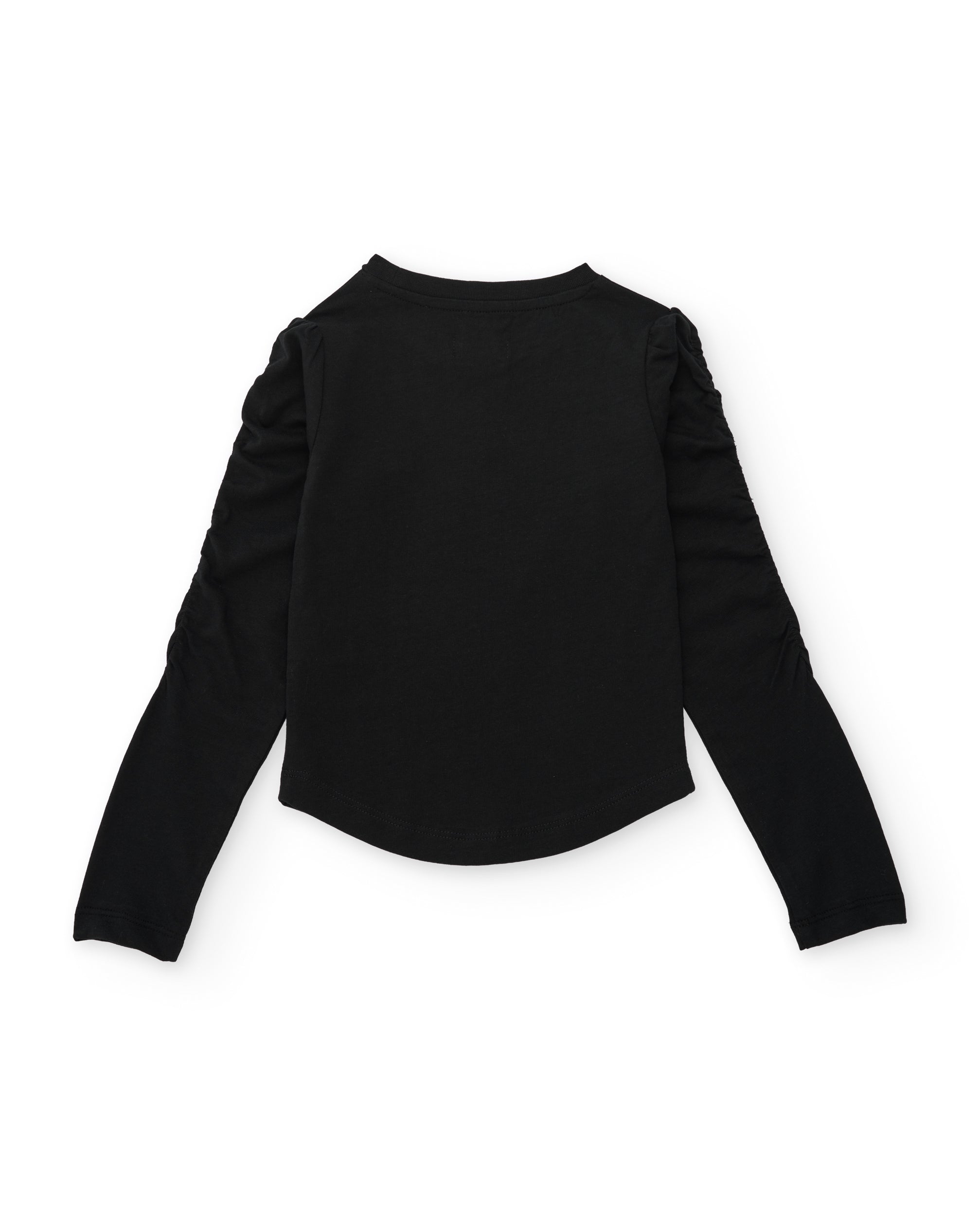 TucTuc Magliette t-shirt bimba Nero fiocchi manica lunga
