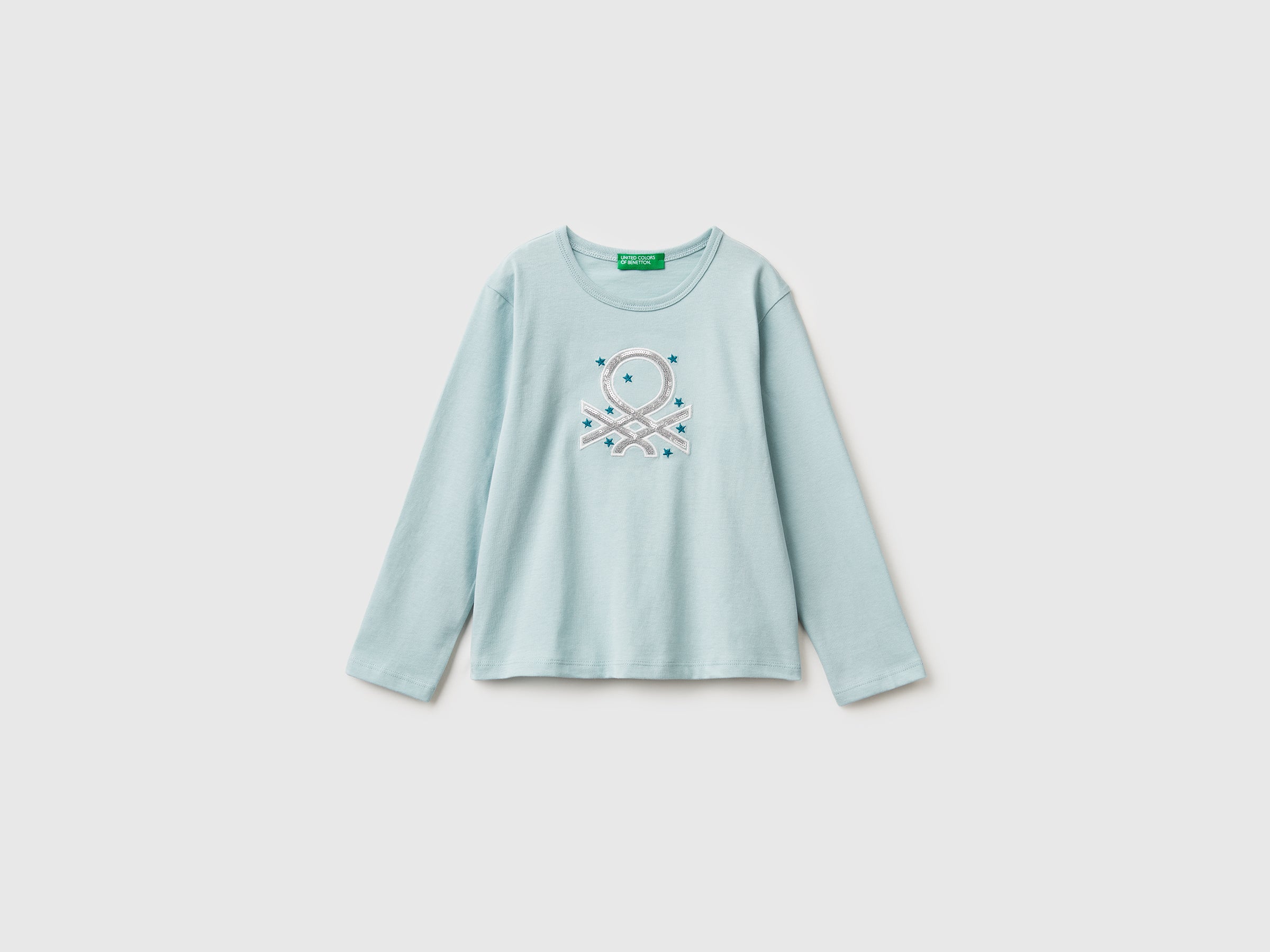United Colors of Benetton maglietta paillettes 104 organico