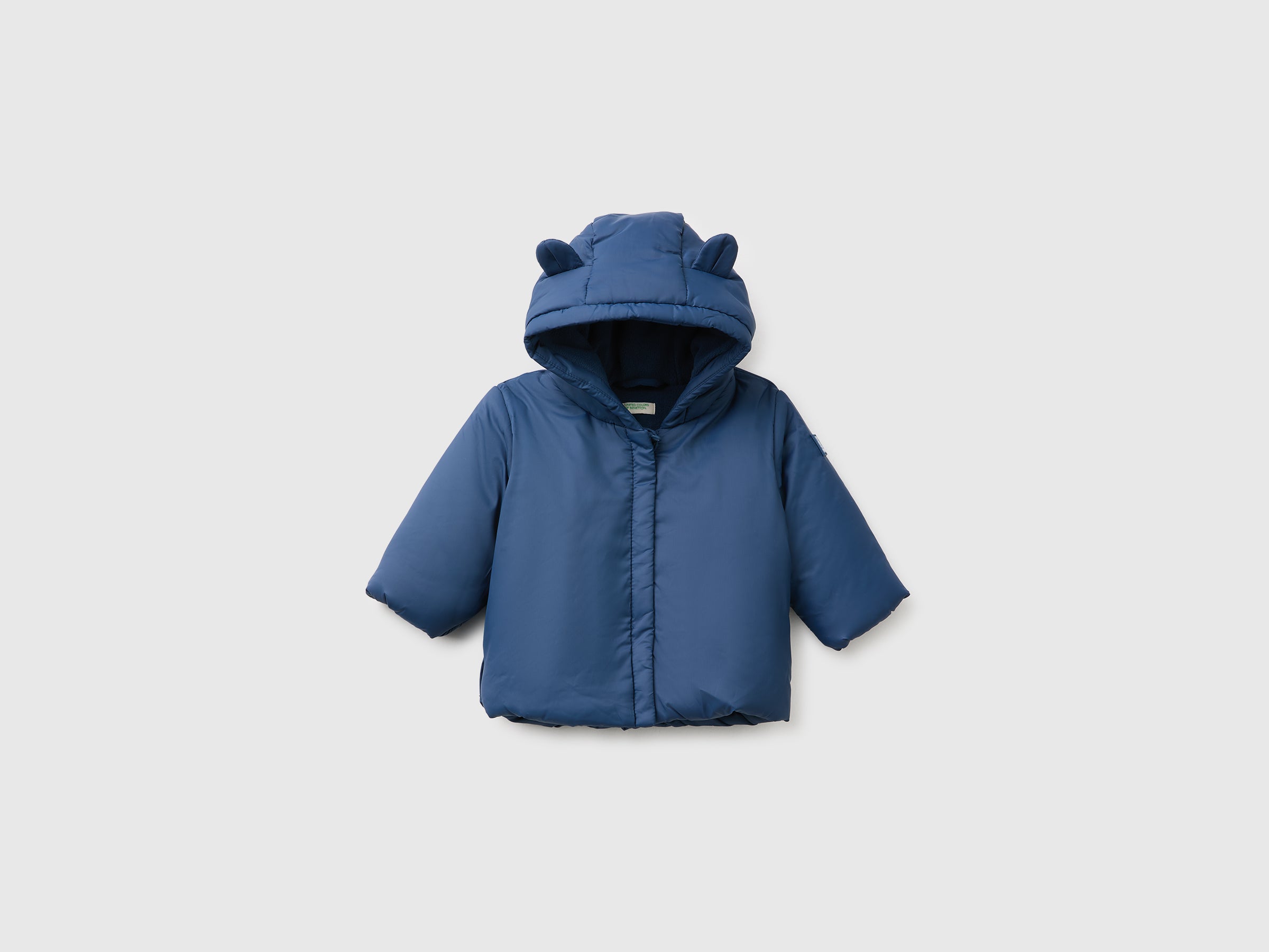 United Colors of Benetton Giacca neonato cappuccio pile taglie 56-82