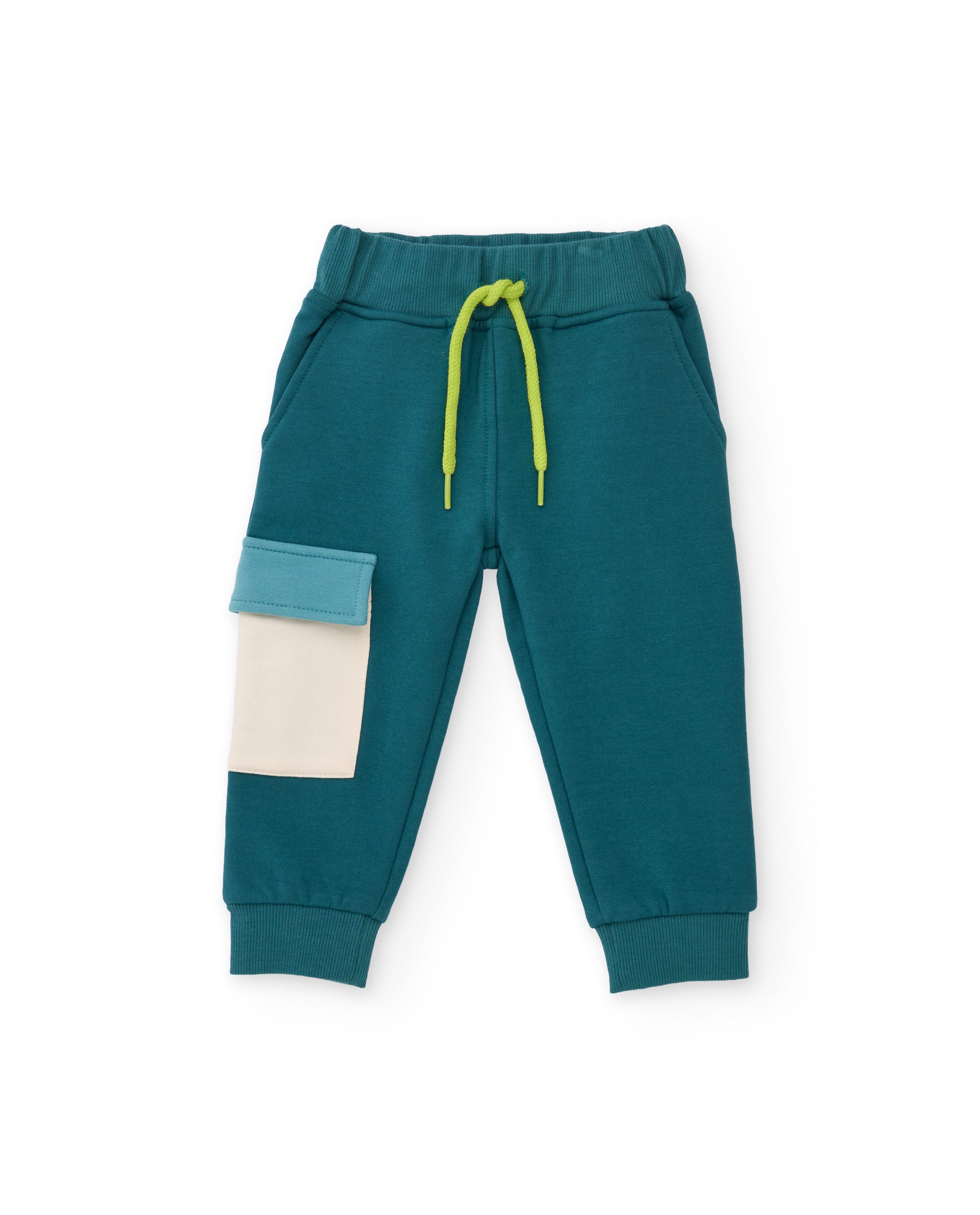 TucTuc Pantaloni Felpa Bambino Tasca Blu Turchese