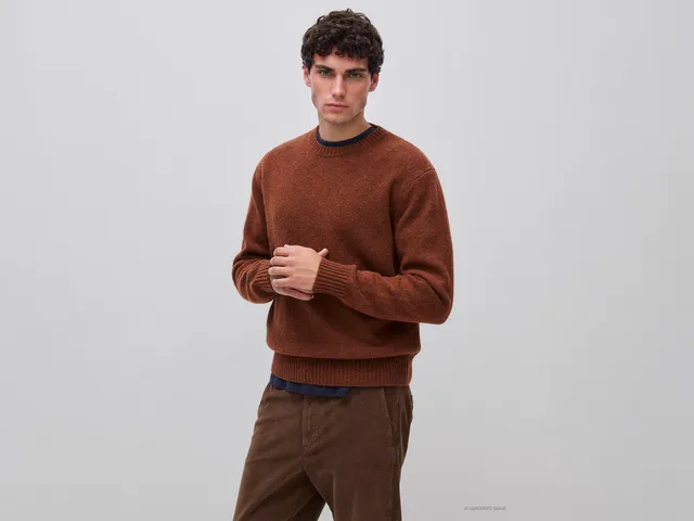 United Colors of Benetton Shetland Maglione Taglia S 100% Lana
