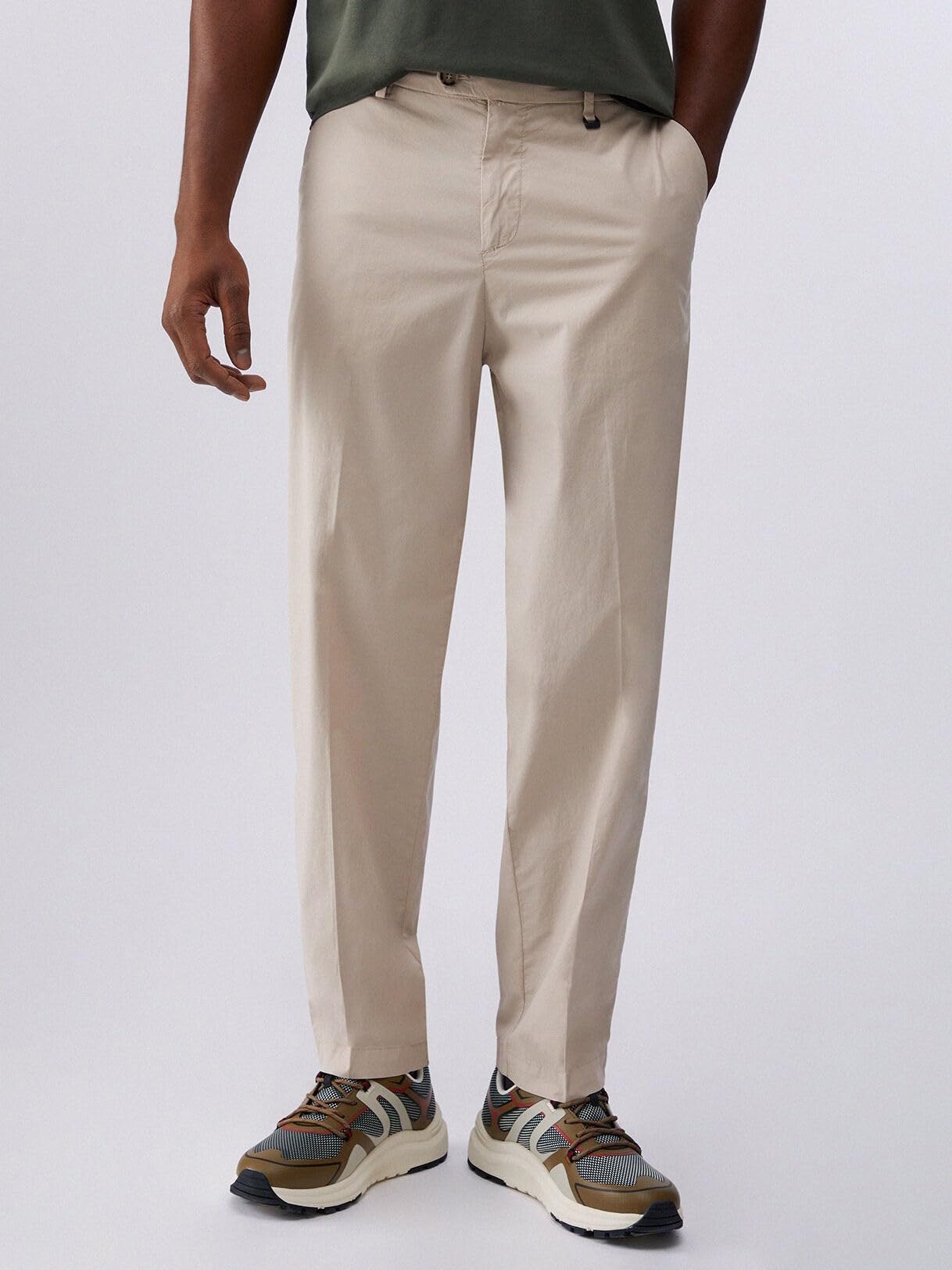 Liu Jo Pantaloni Chino Regular Fit Cotone Gamba Dritta