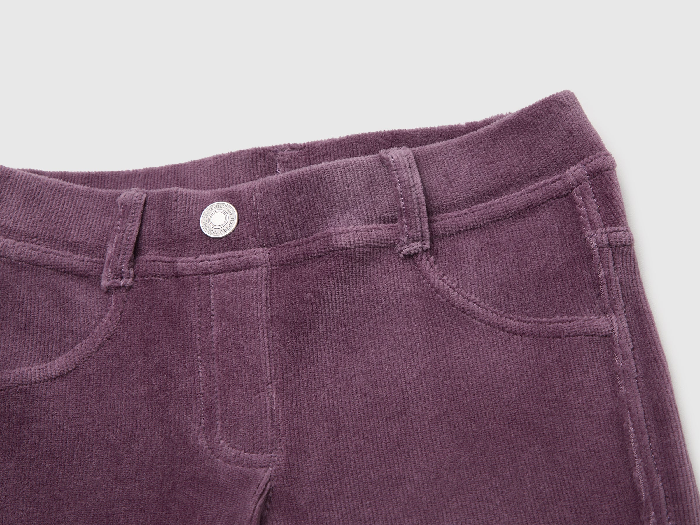United Colors of Benetton pantaloni skinny ciniglia cotone M