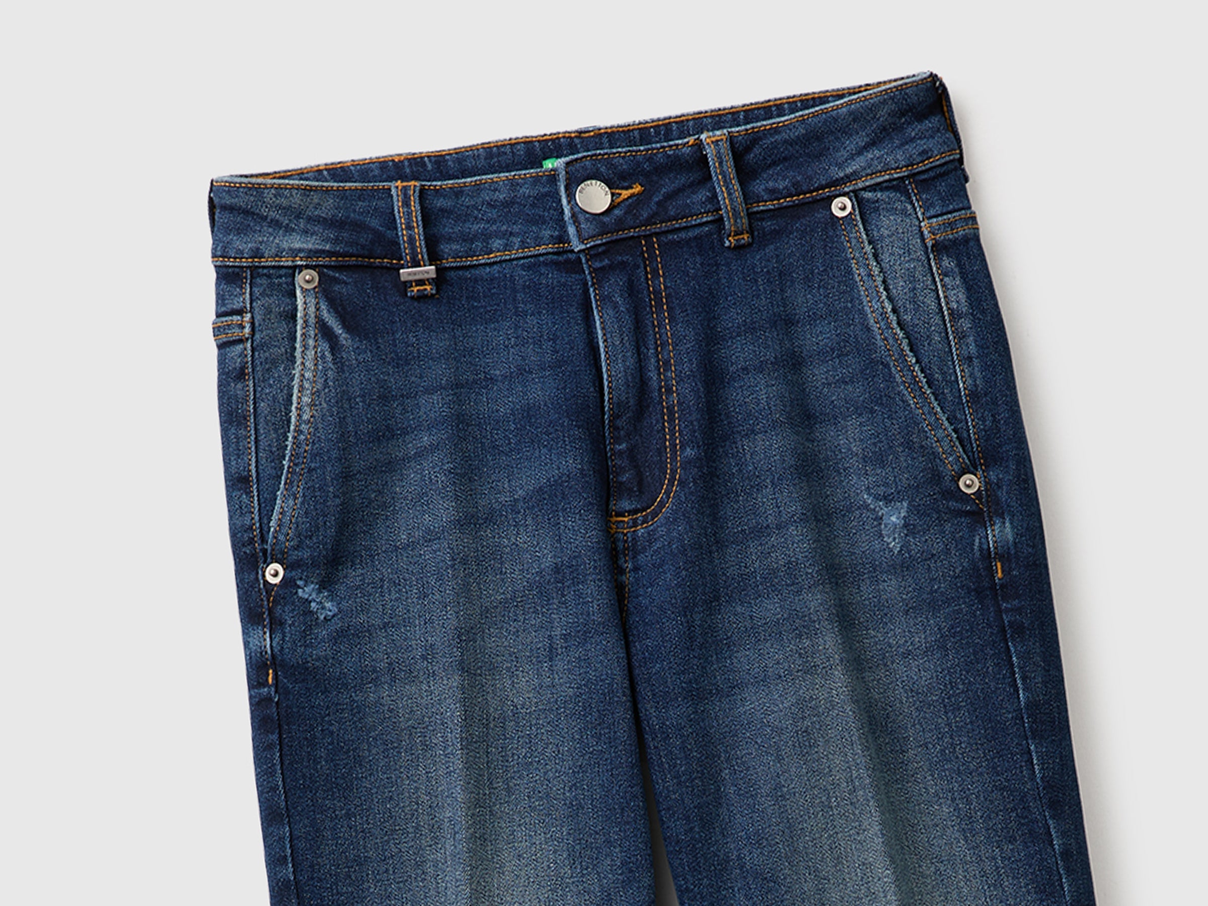 United Colors of Benetton jeans trombetta denim elasticizzato