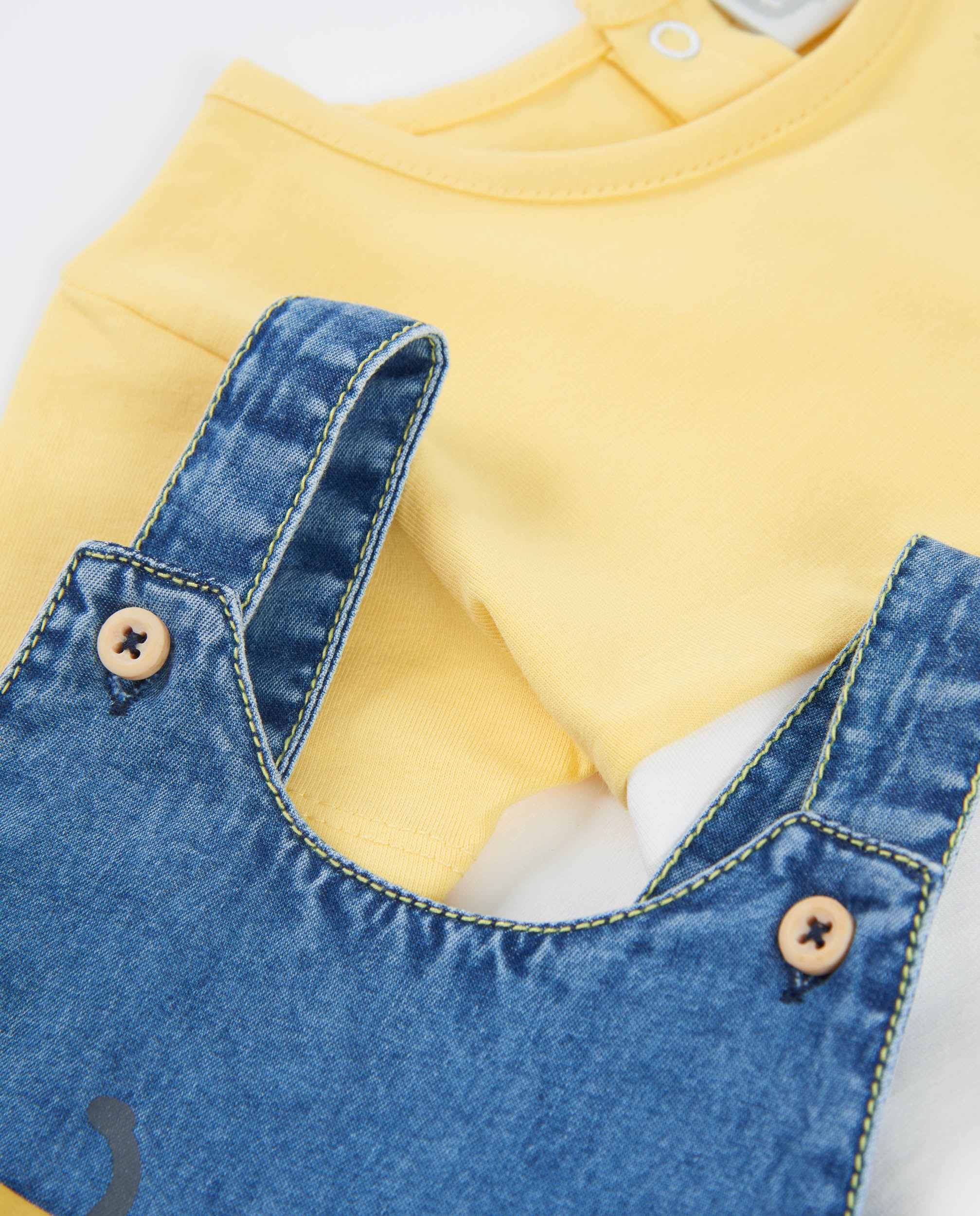 TucTuc Completi completo neonato Jeans ape 2 pezzi maglia