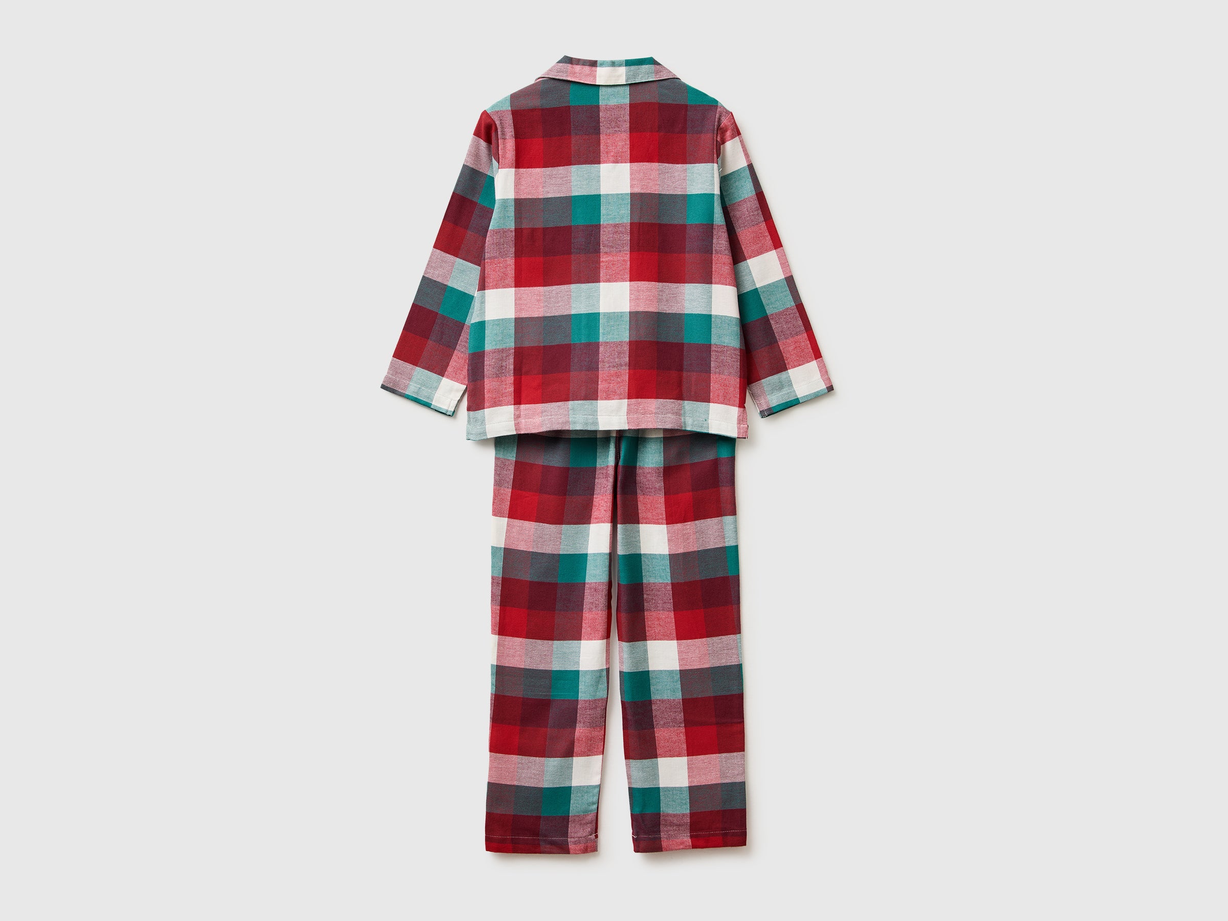 United Colors of Benetton Pigiama Flanella Tartan Cotone M