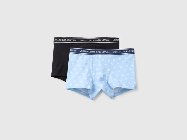 United Colors of Benetton Boxer Bimbo Cotone 7-8 2pz