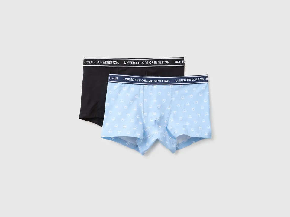 United Colors of Benetton Boxer Bimbo Cotone 7-8 2pz