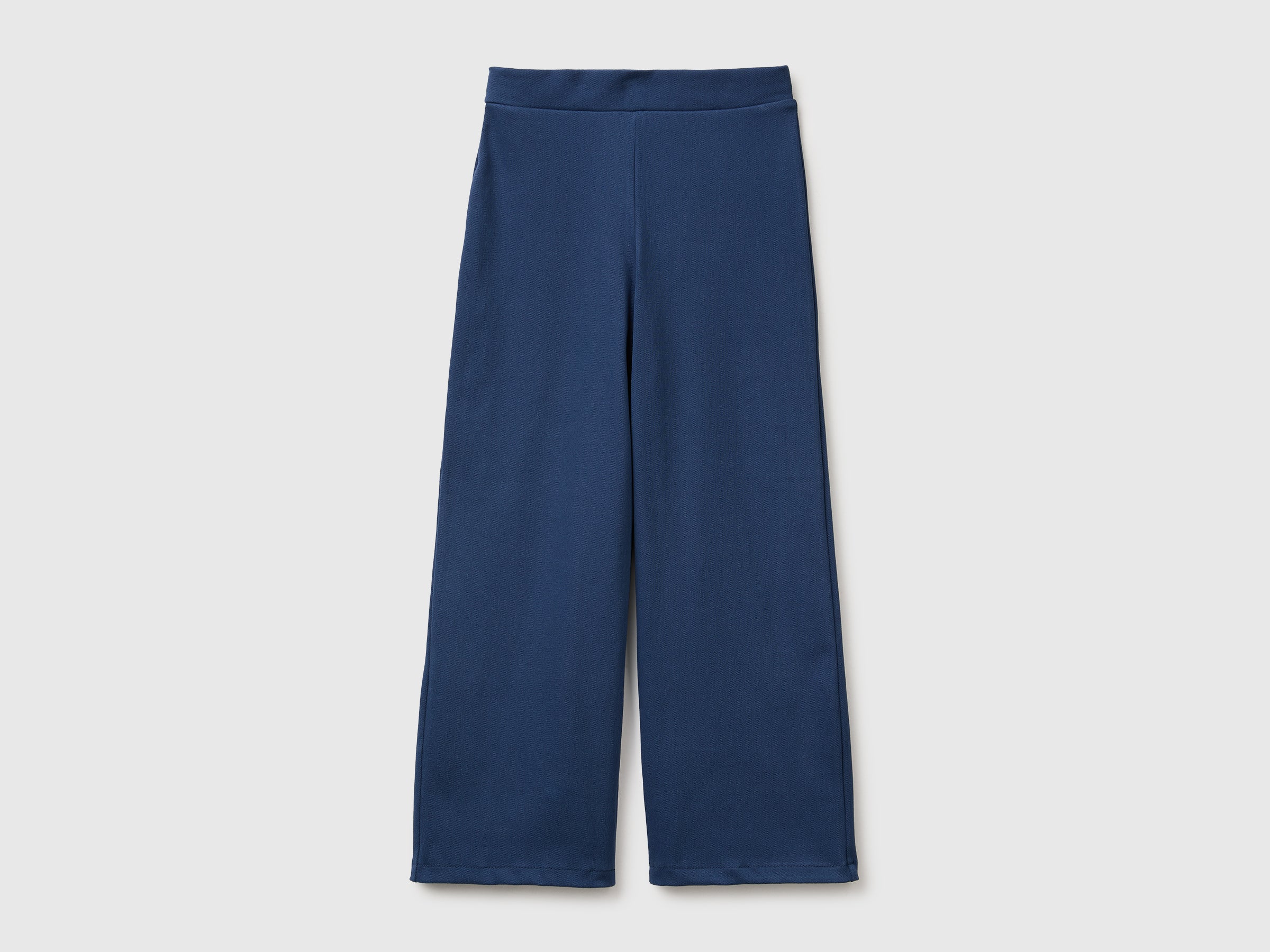 United Colors of Benetton Pantaloni L gamba larga cotone elasticizzato