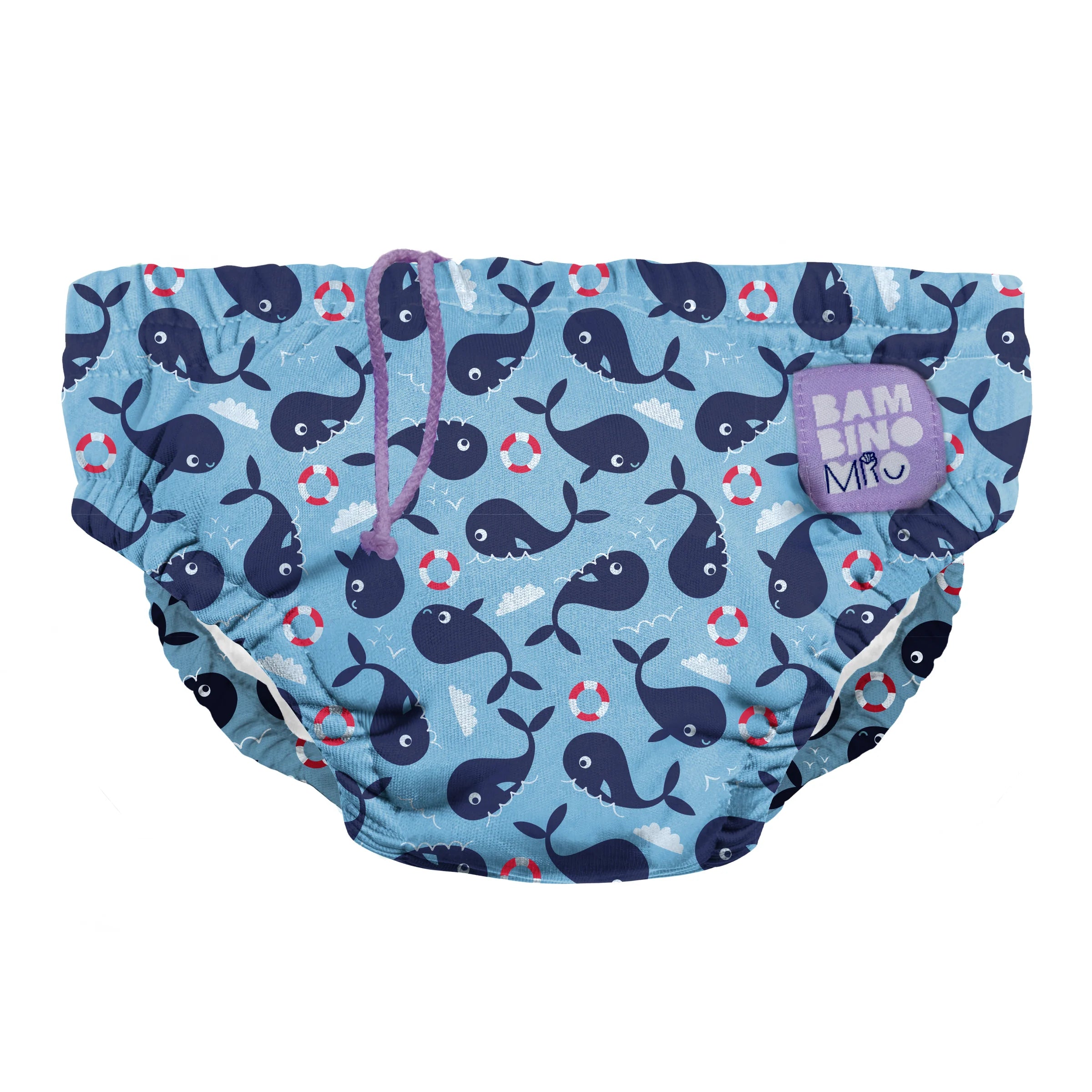 Bambino Mio Costumino Contenitivo Whale Wharf 0-6 6-12 Mesi