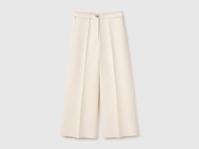 United Colors of Benetton pantaloni larghi cotone taglia 42