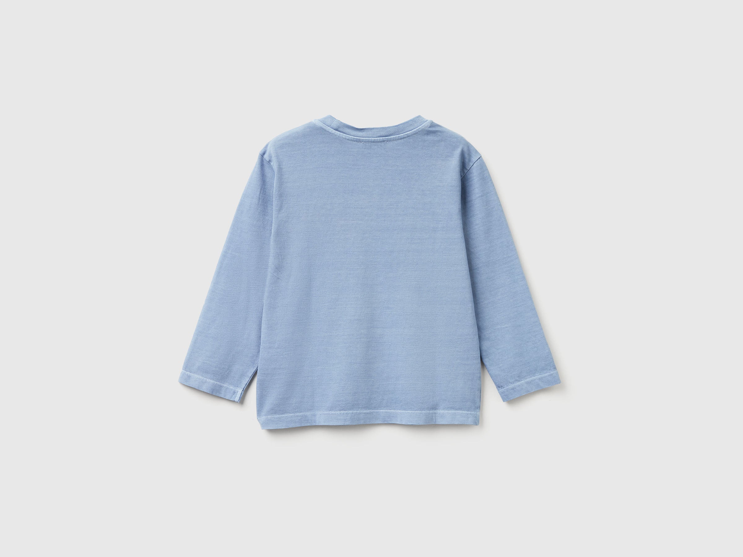 United Colors of Benetton Maglia Manica Lunga Cotone Stampa Bambino