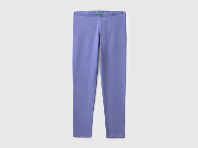 United Colors of Benetton Stretch leggings cotone taglia M logo