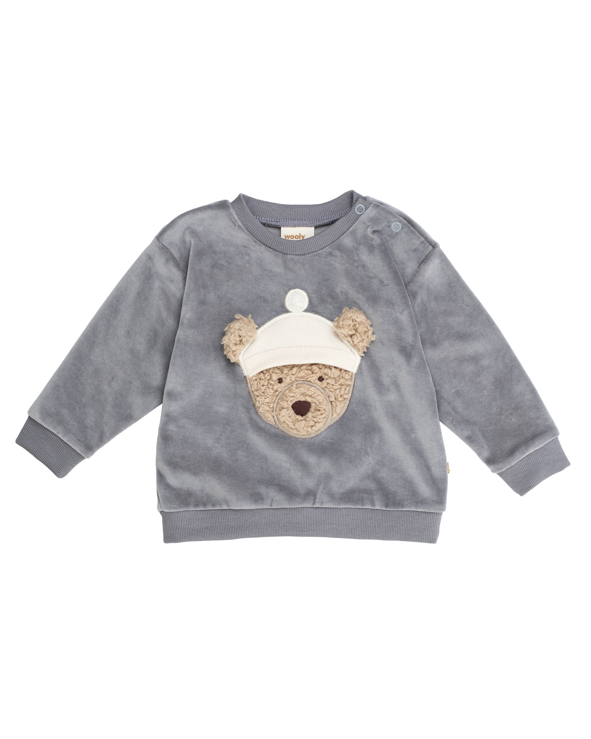 Woolly Organic Embroidered Sweater maglione velluto bio