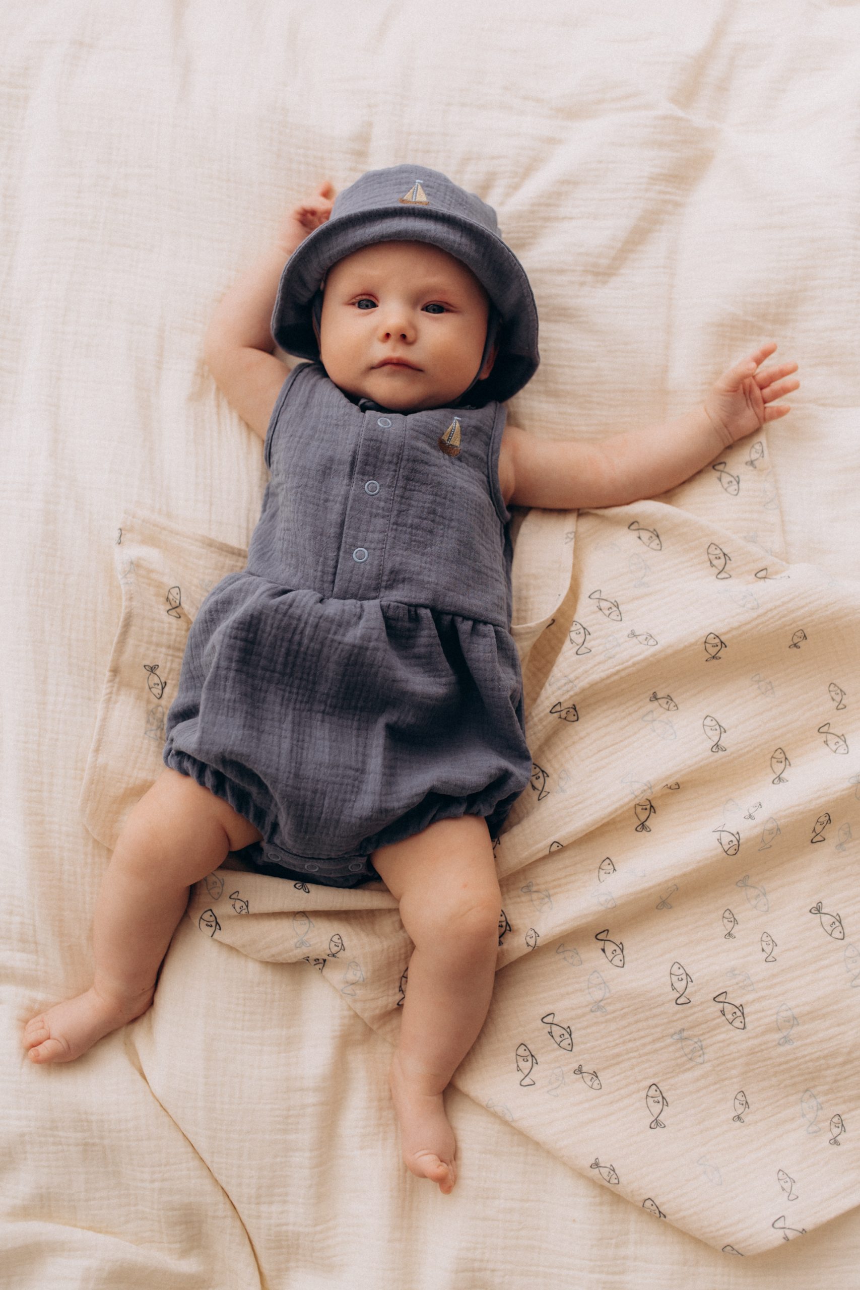 Woolly Organic Accessori set 2 panni neonato cotone mussola