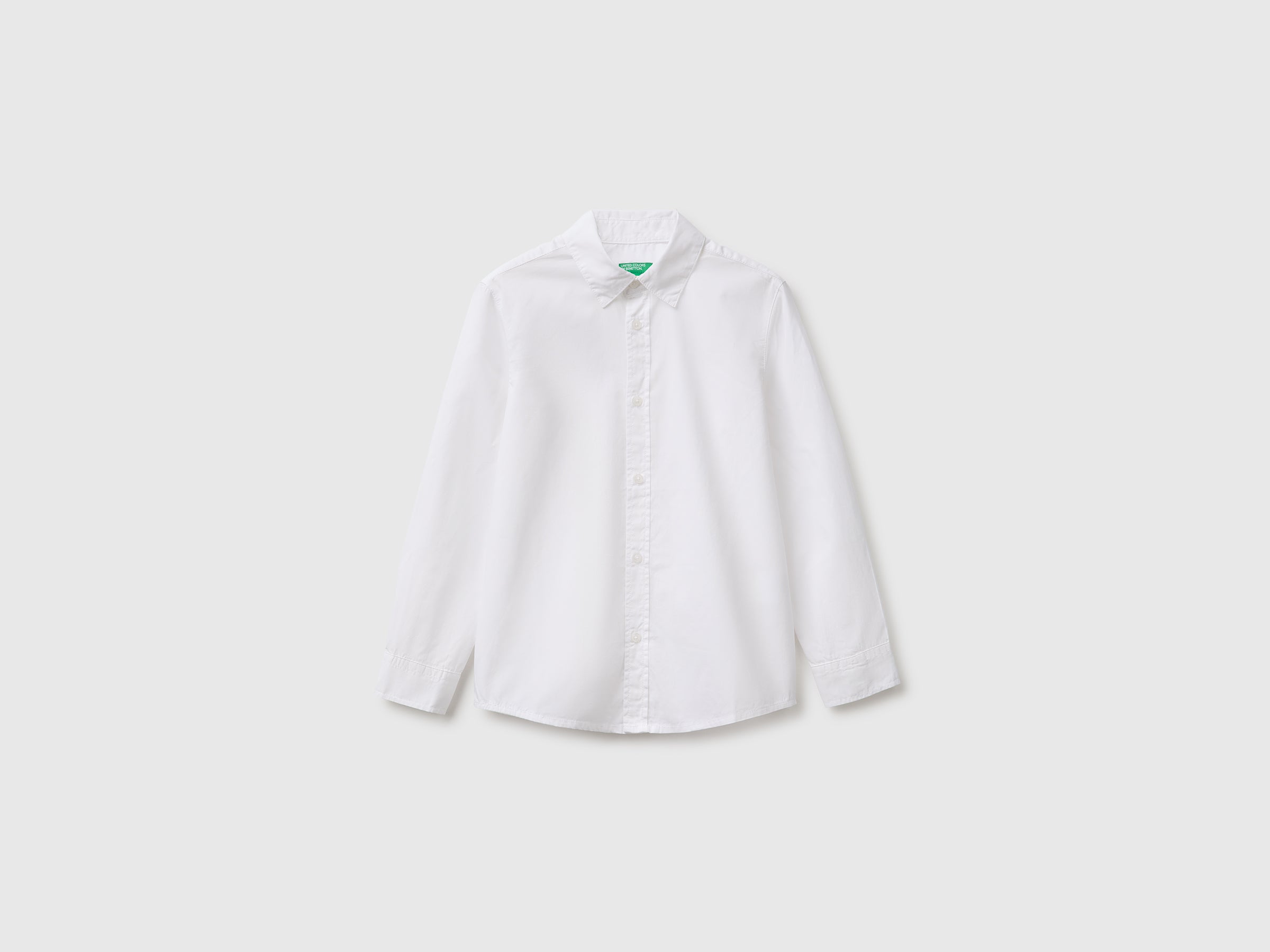 United Colors of Benetton camicia righe cotone maniche lunghe