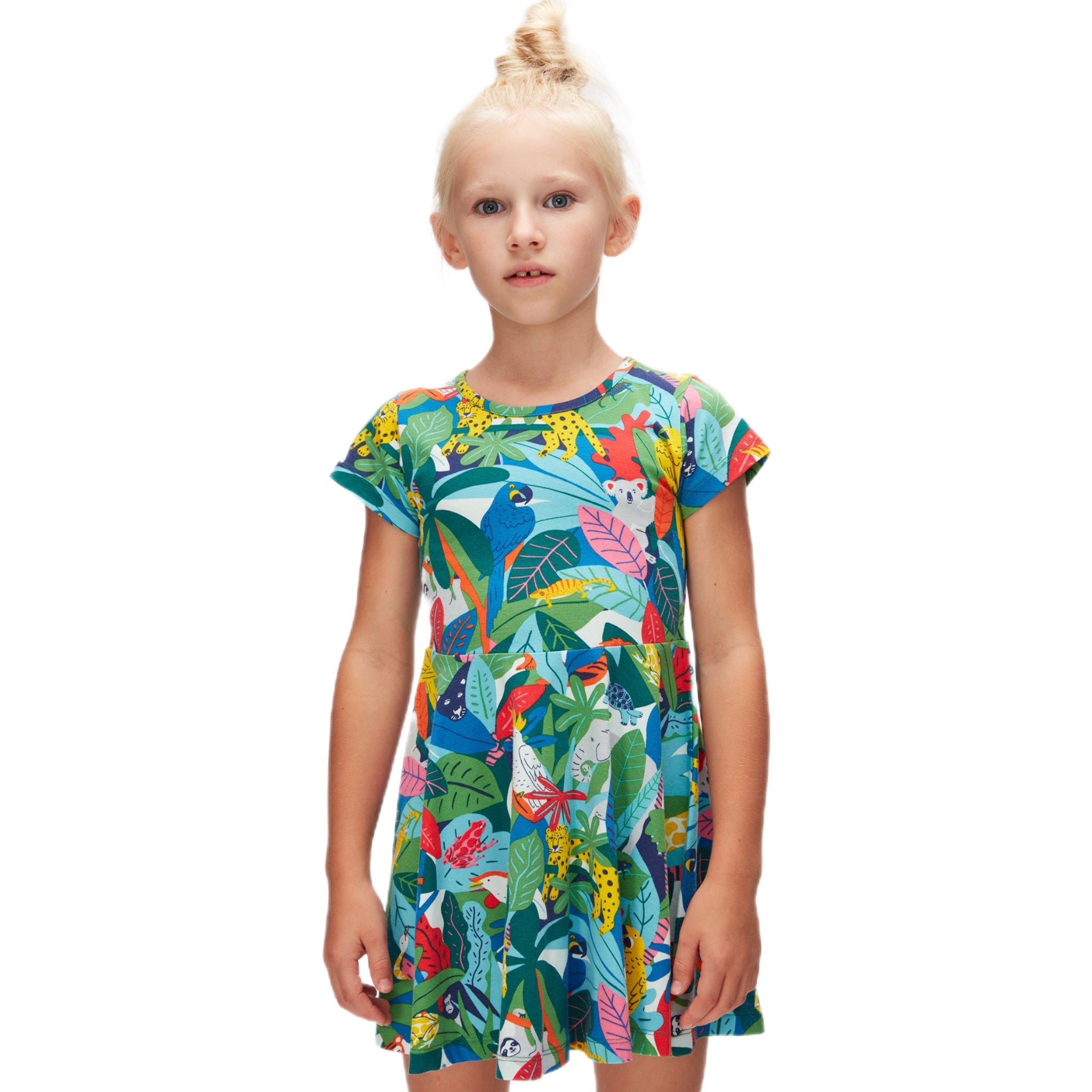 Lovetti Abito Mini Jungle abitino 95% cotone 3 anni