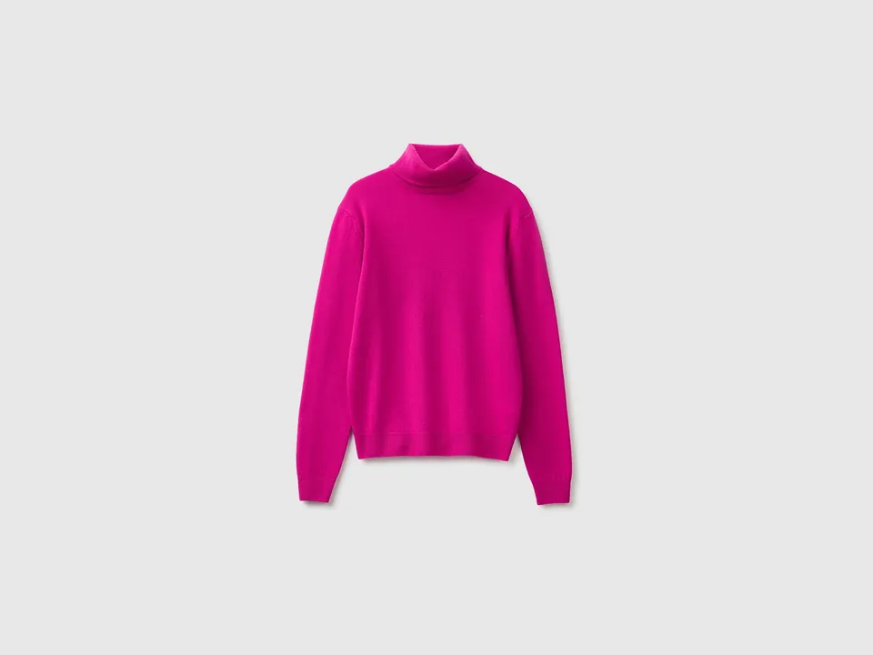 United Colors of Benetton Maglione dolcevita lana merino M