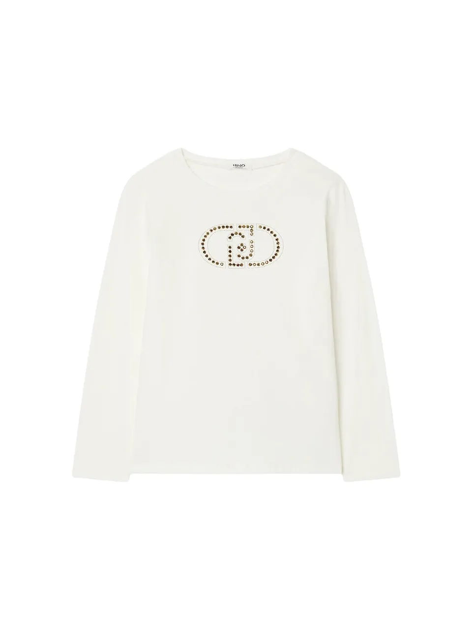 Liu Jo T-Shirt Logo Monogram maglietta taglia L maniche lunghe