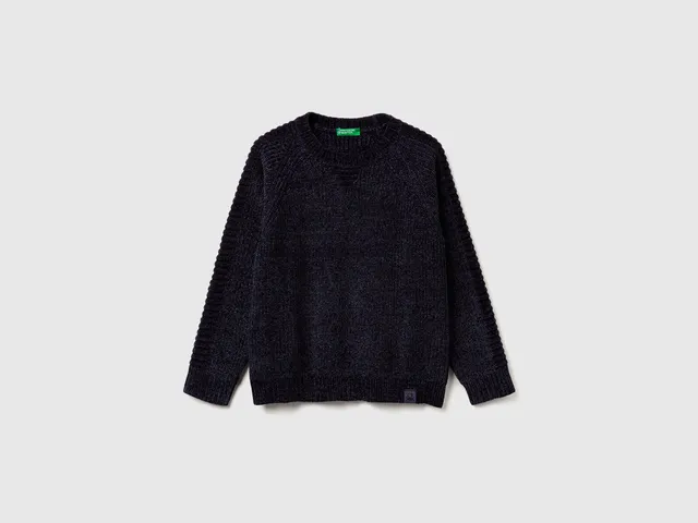 United Colors of Benetton Sweaters maglione ciniglia L girocollo