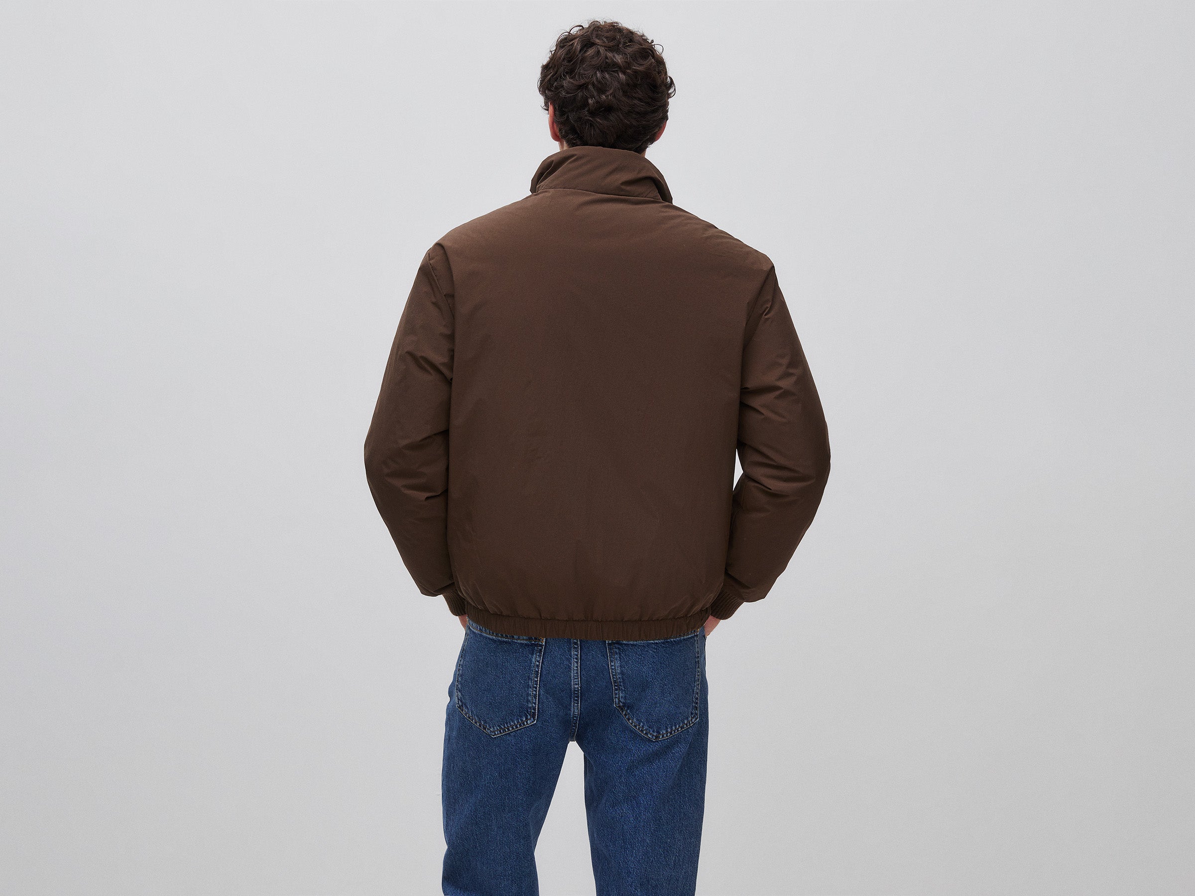 United Colors of Benetton Piumino collo alto nylon L