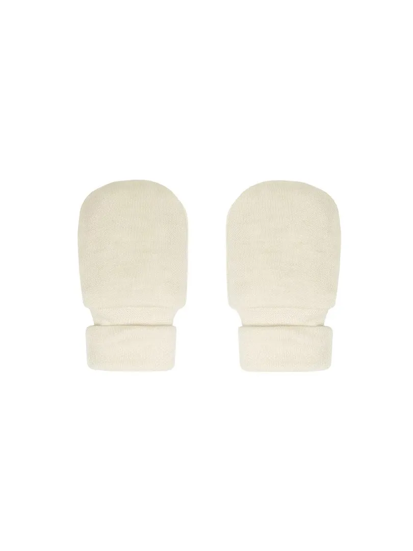 Woolly Organic Baby Gloves Guanti Neonato Lana Merino Noos