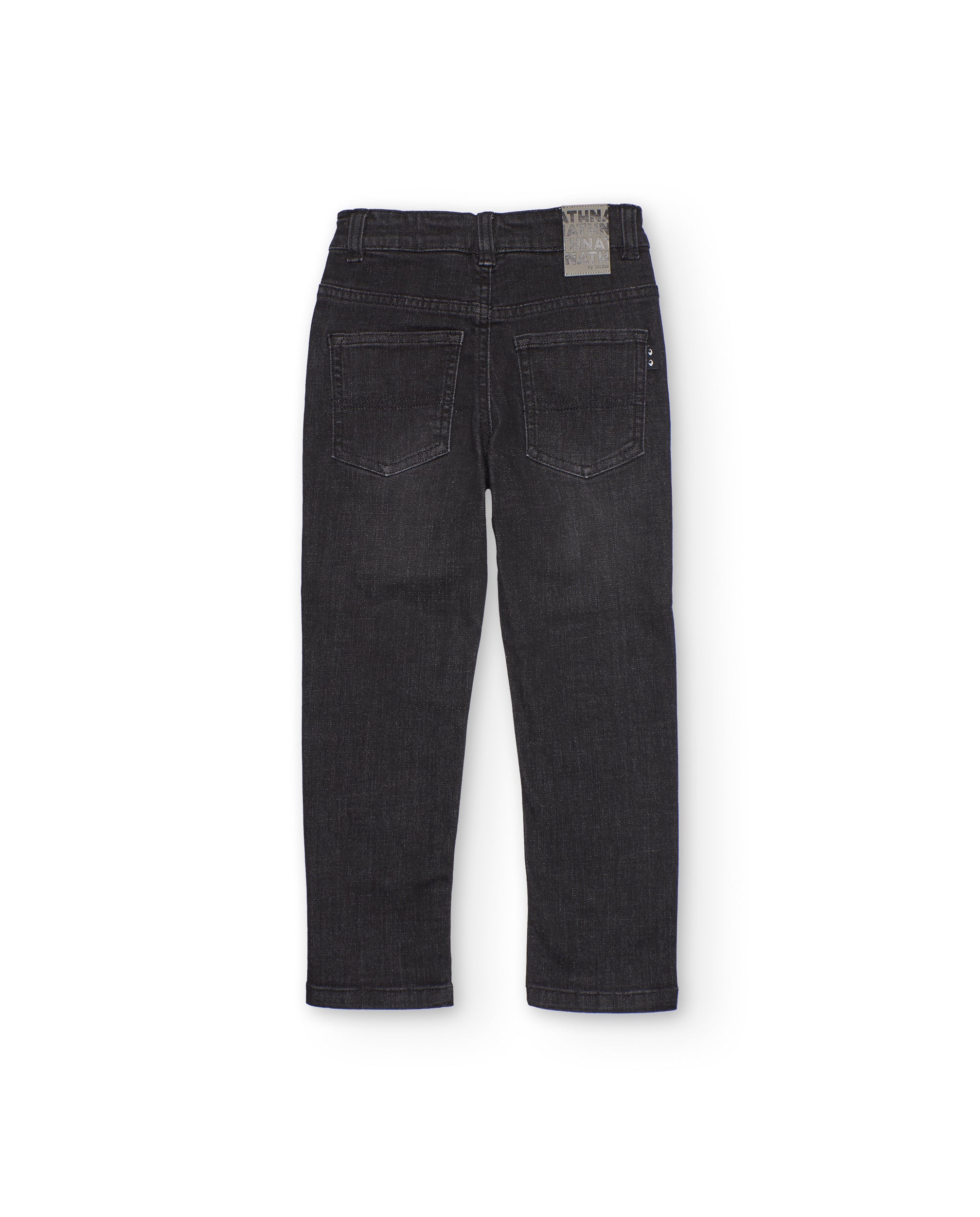 TucTuc Pantaloni jeans bambino denim grigio scuro dritto