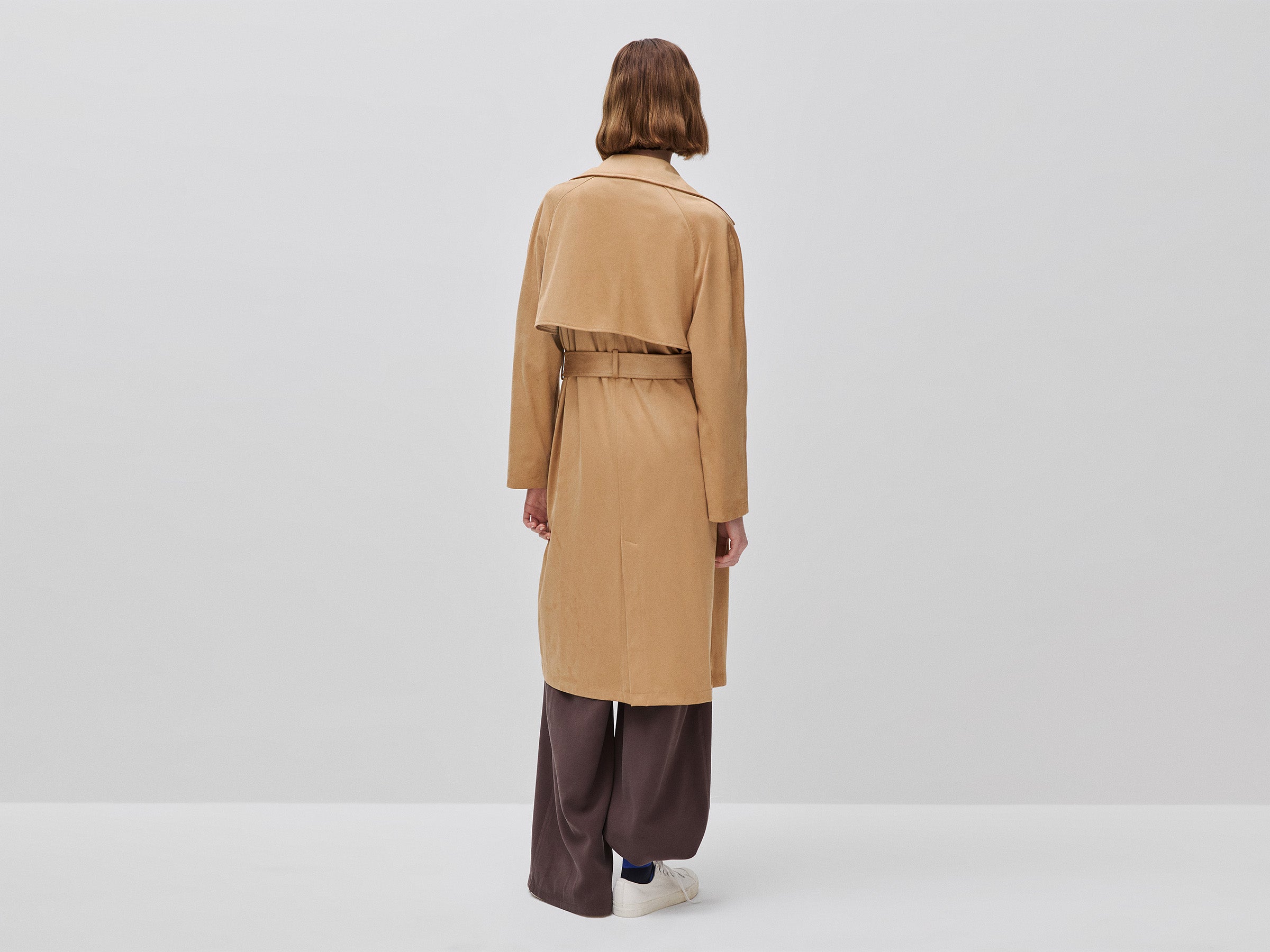 United Colors of Benetton Trench Lungo Camoscio M