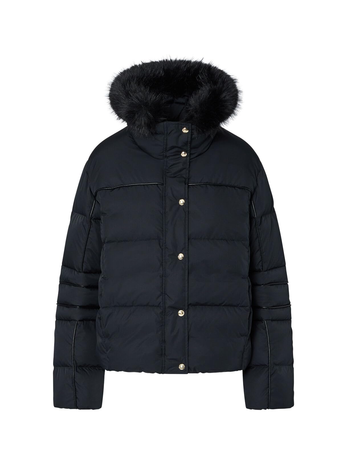 Liu Jo Giacche Piumino Colletto Teddy Nylon Piuma Taglia L