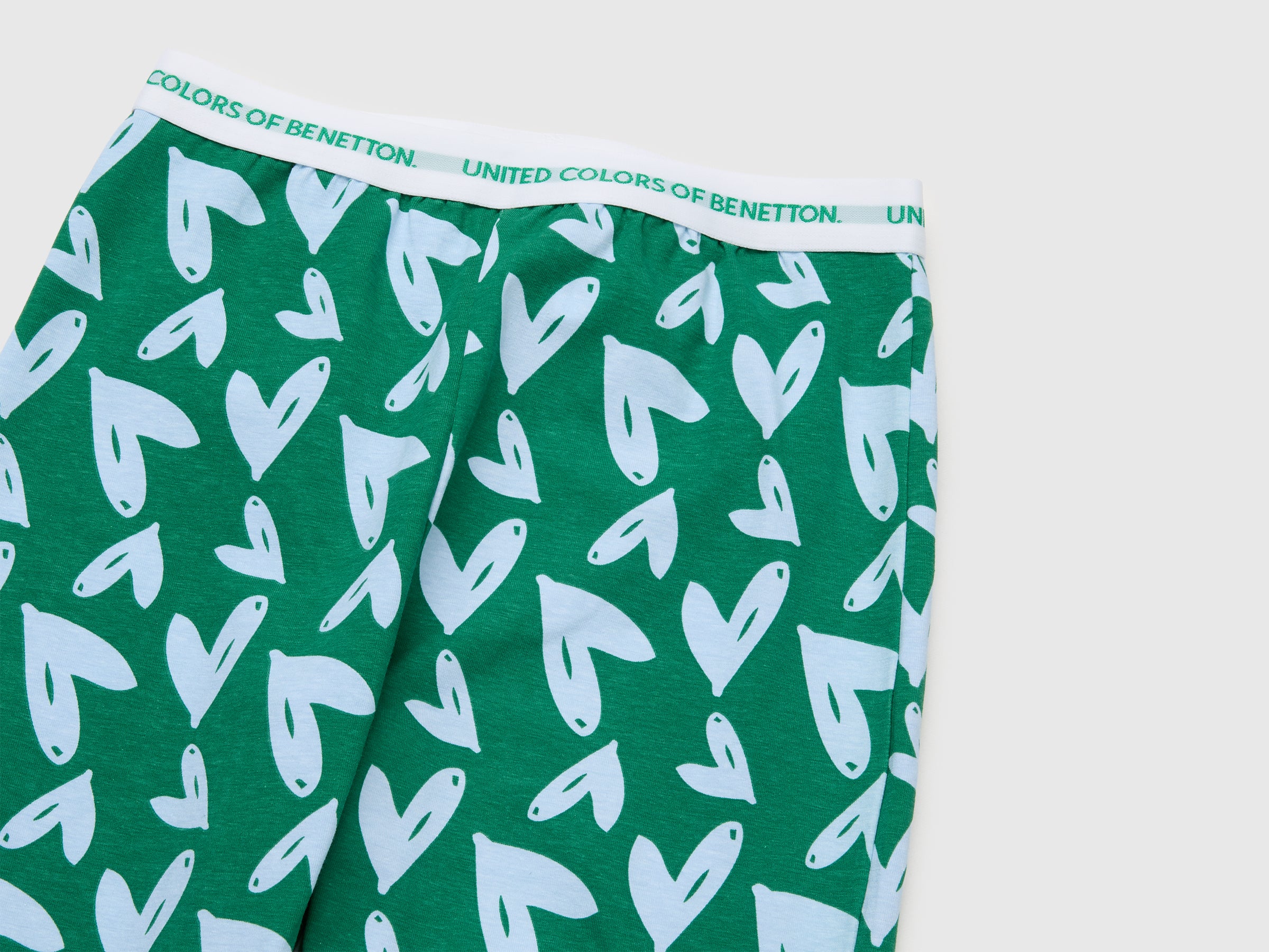 Benetton Pyjamas pigiama bimbo cotone logo taglia 7-8 anni