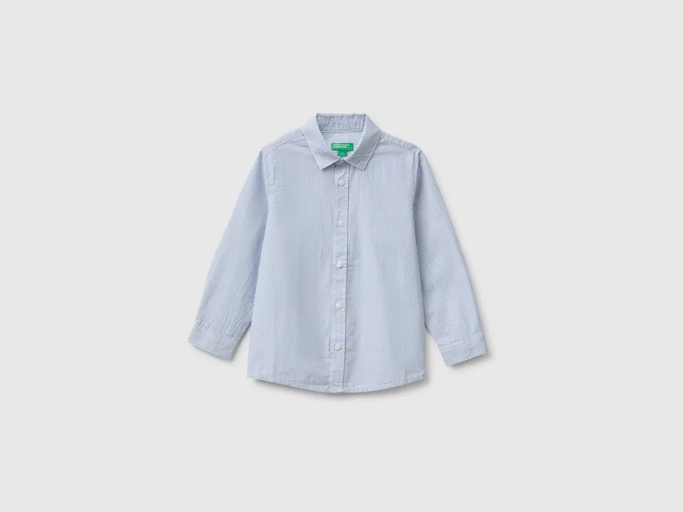 United Colors of Benetton Camicia Rigata Cotone 104