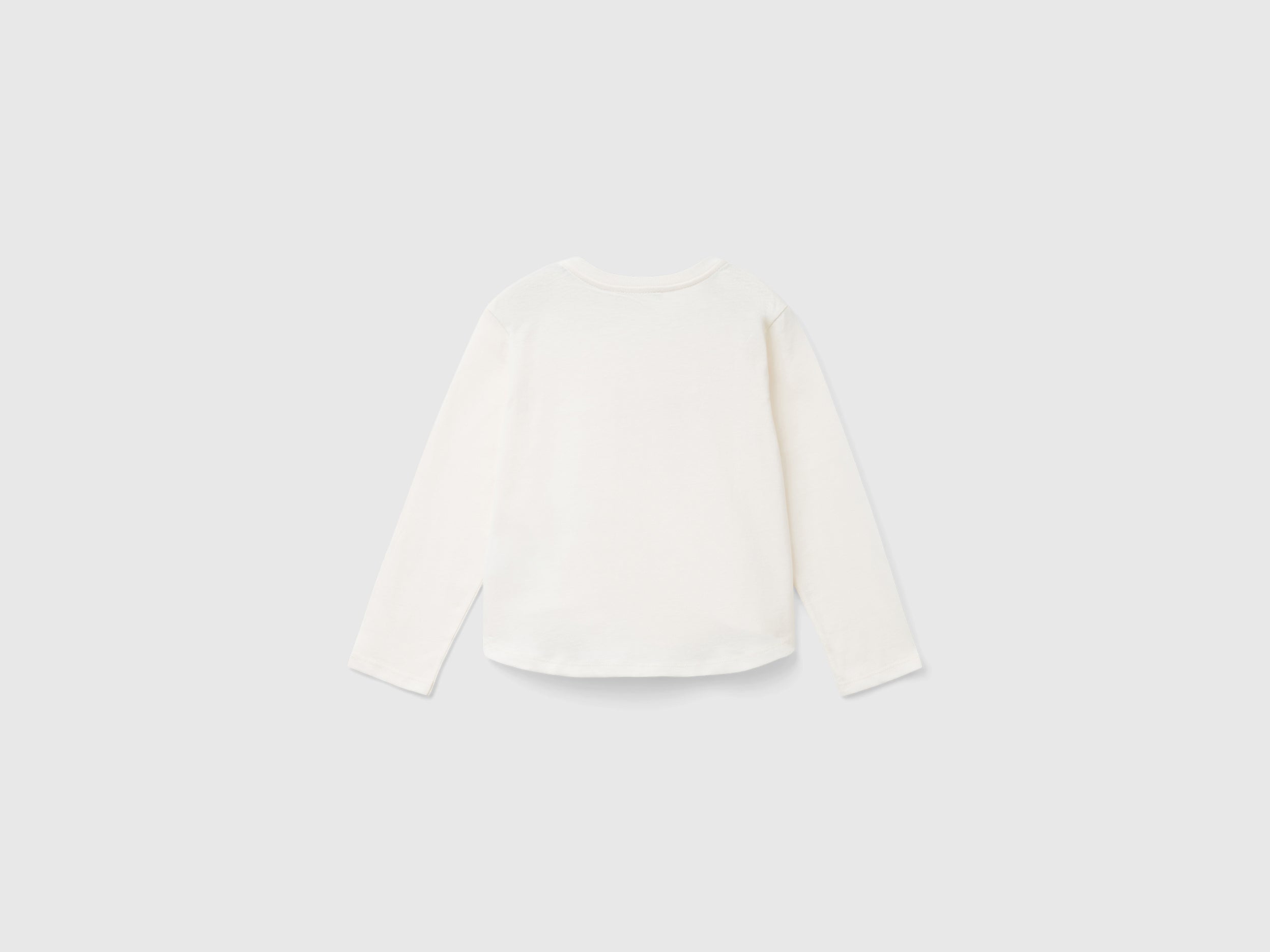 Benetton T-Shirts and Tops t-shirt cotone bio 104 stampa glitter