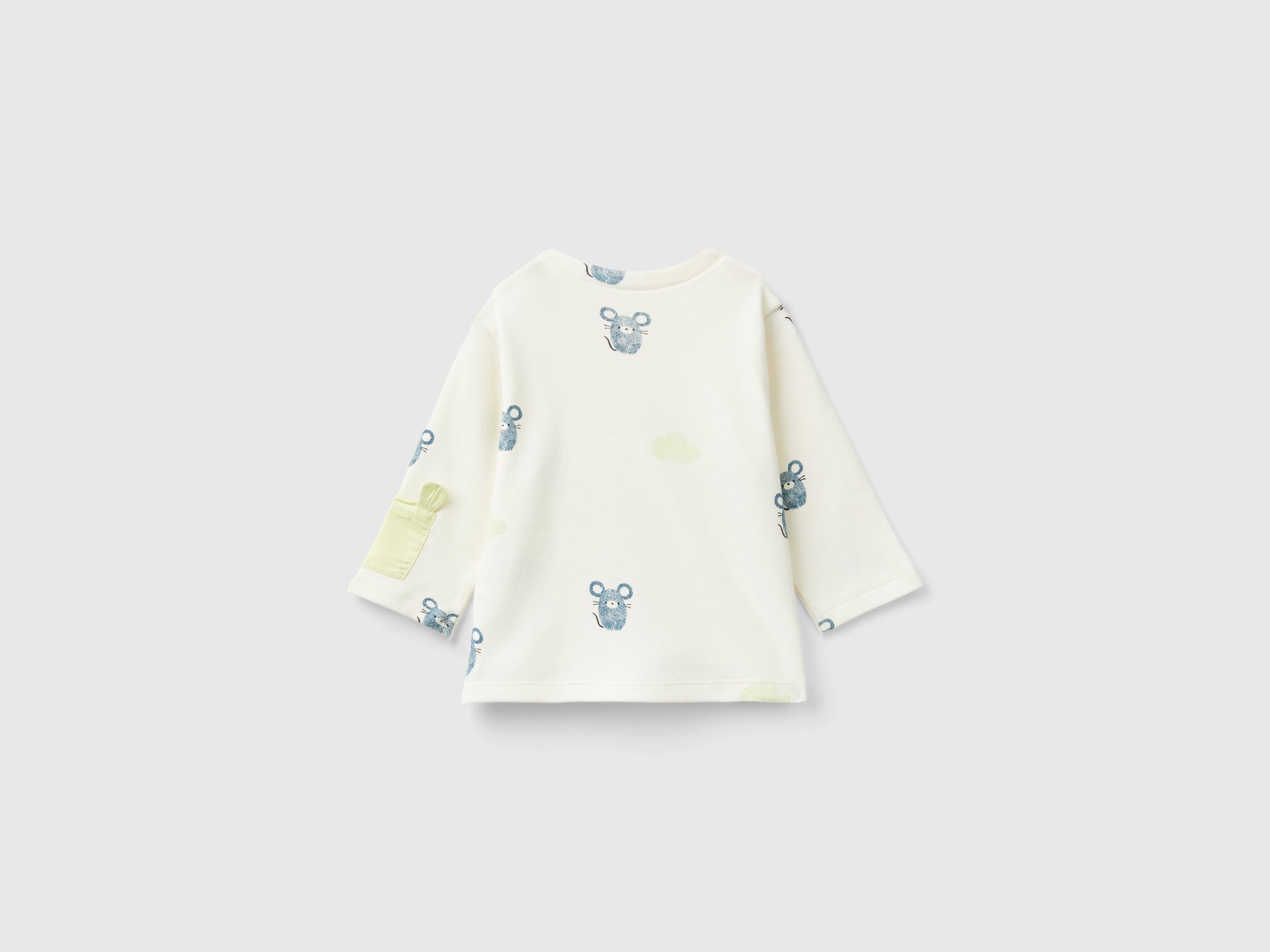 United Colors of Benetton Maglietta neonato topo cotone