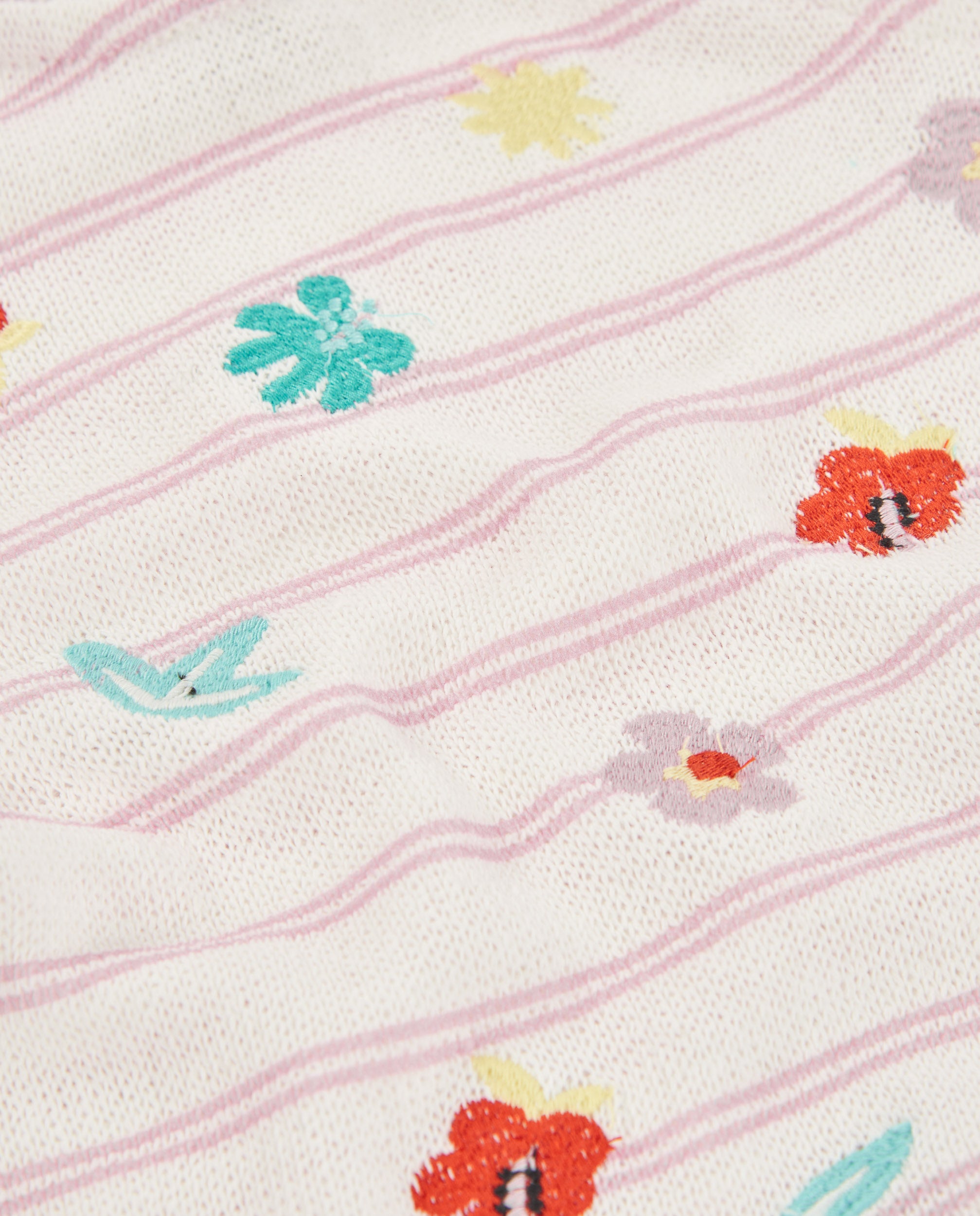 TucTuc Magliette Maglietta Bambina Cotone Rosa Fiori