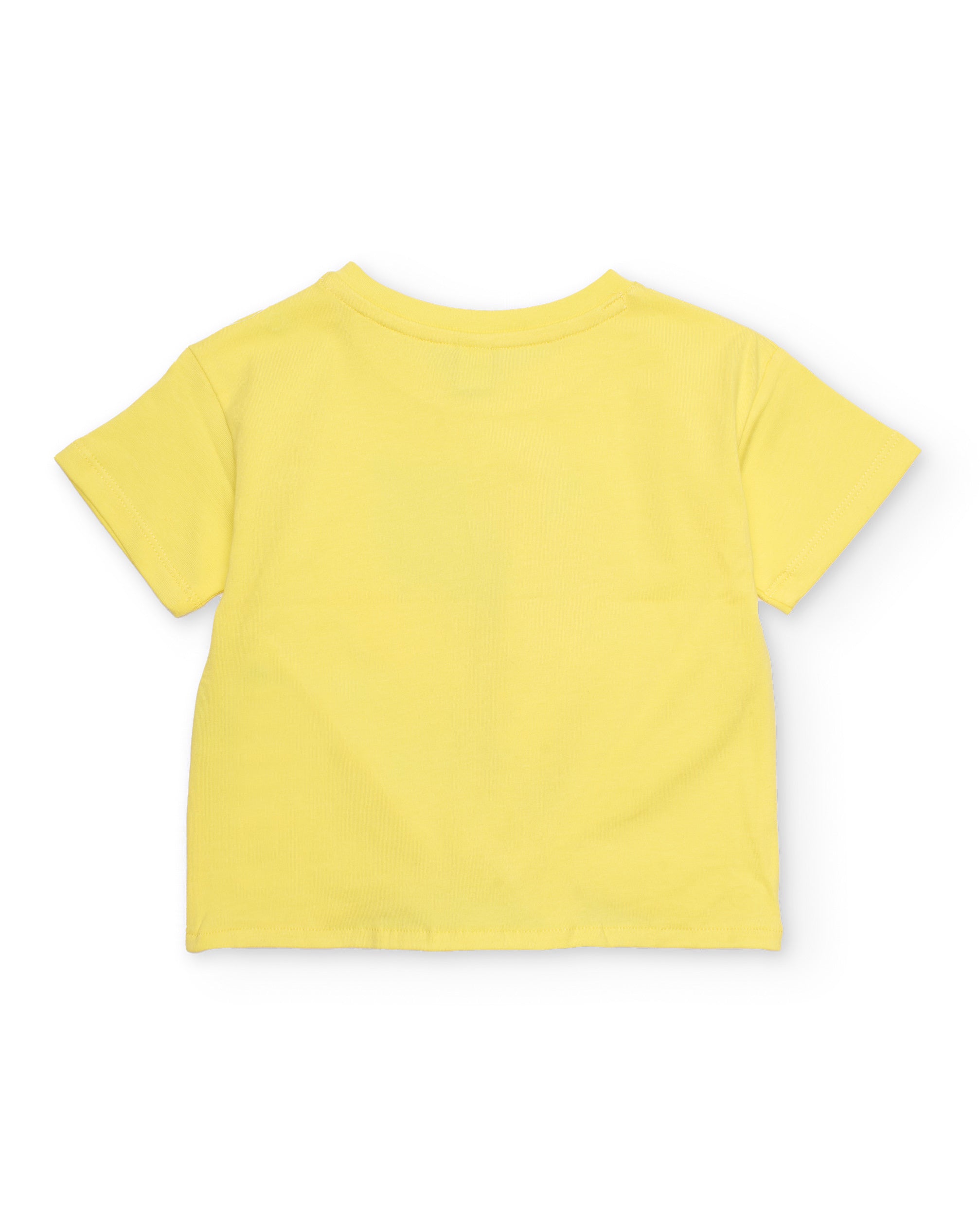 TucTuc Completi completo bambina giallo t-shirt e shorts floreale
