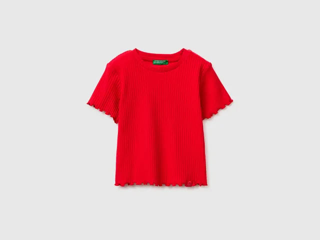 United Colors of Benetton 3F1EG10HZ T-shirt cotone biologico taglie 82-116