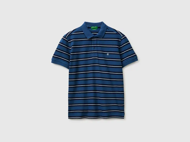 United Colors of Benetton 3UTCU302S polo righe cotone bio