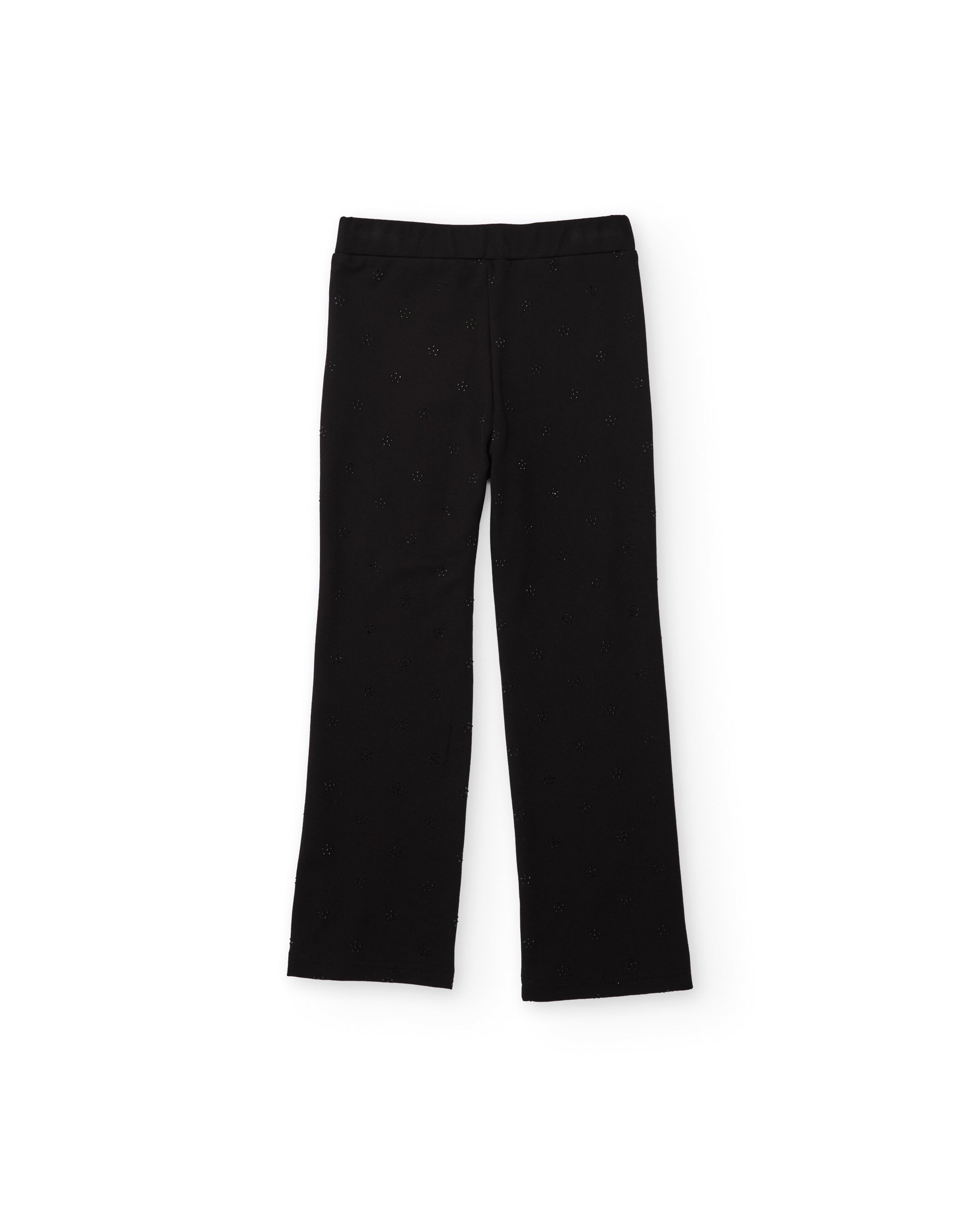 TucTuc Pantaloni Maglia Bambina Neri Vita Elasticizzata