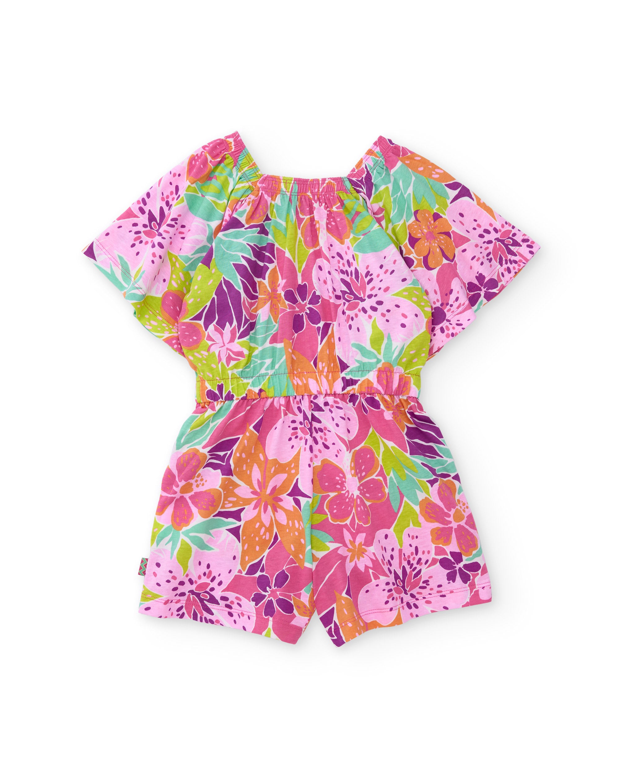 TucTuc Tutine Tuta Bambina Maglia Rosa Floreale Maniche Ampie