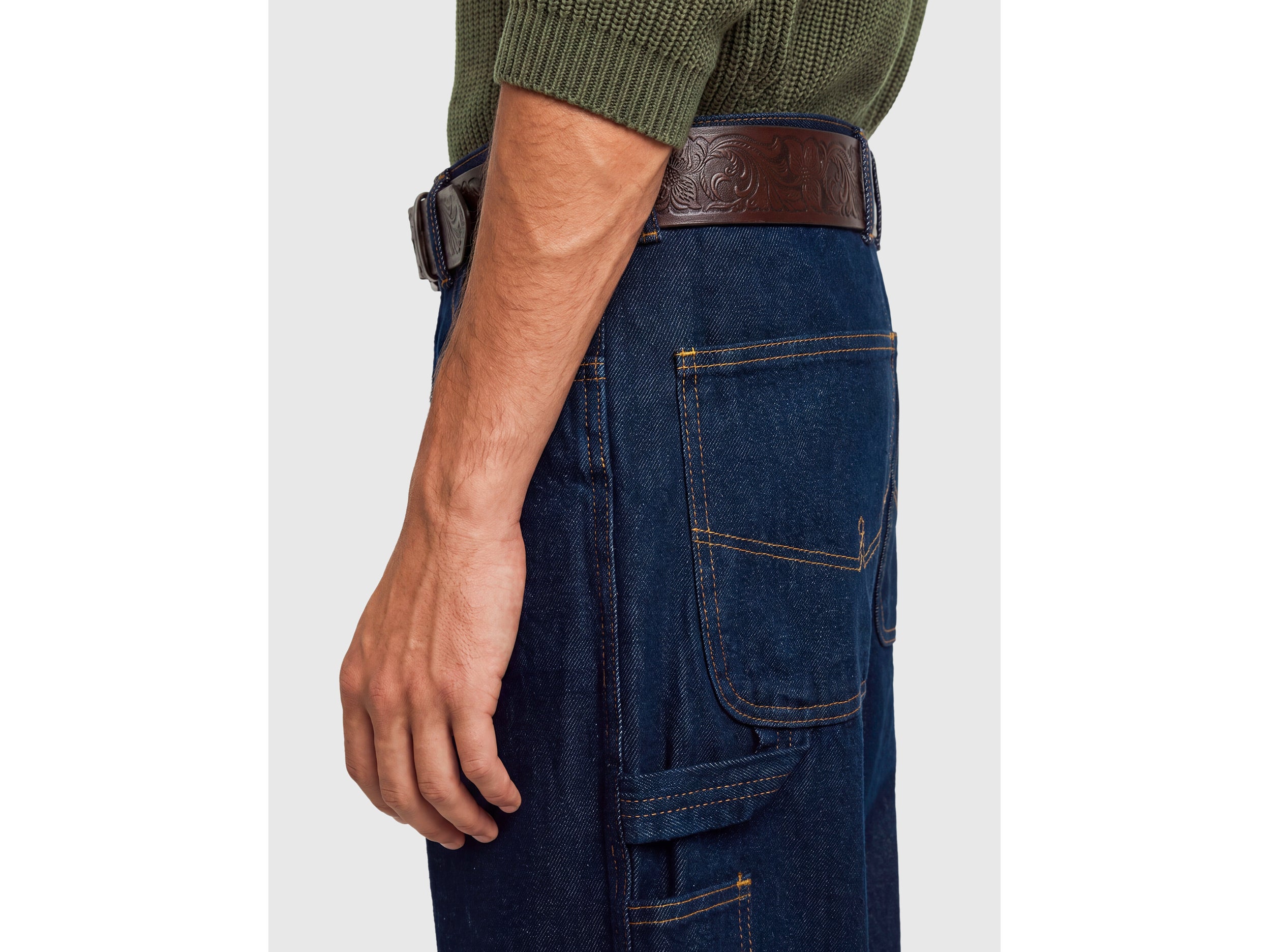 United Colors of Benetton Jeans Carpenter Rinse Cotone 32