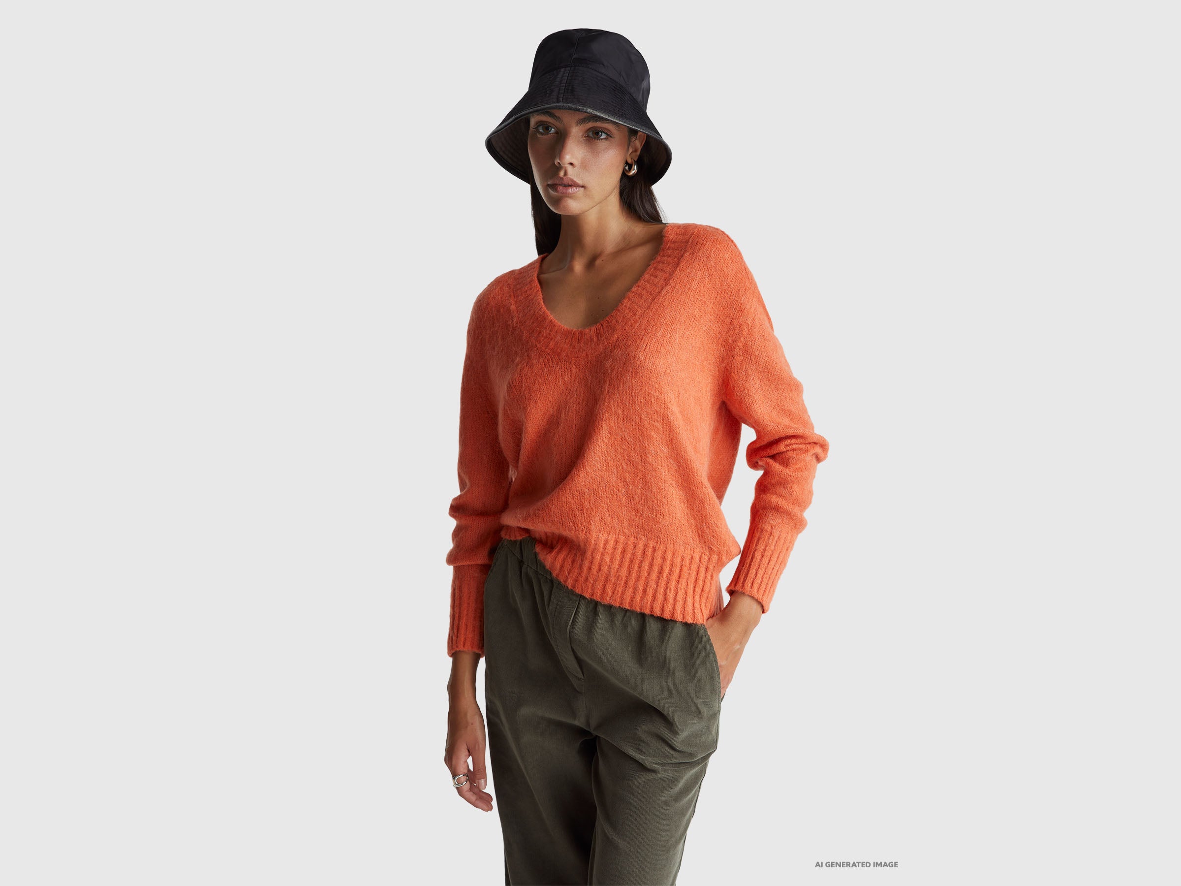 United Colors of Benetton Sweaters maglione mohair taglia S