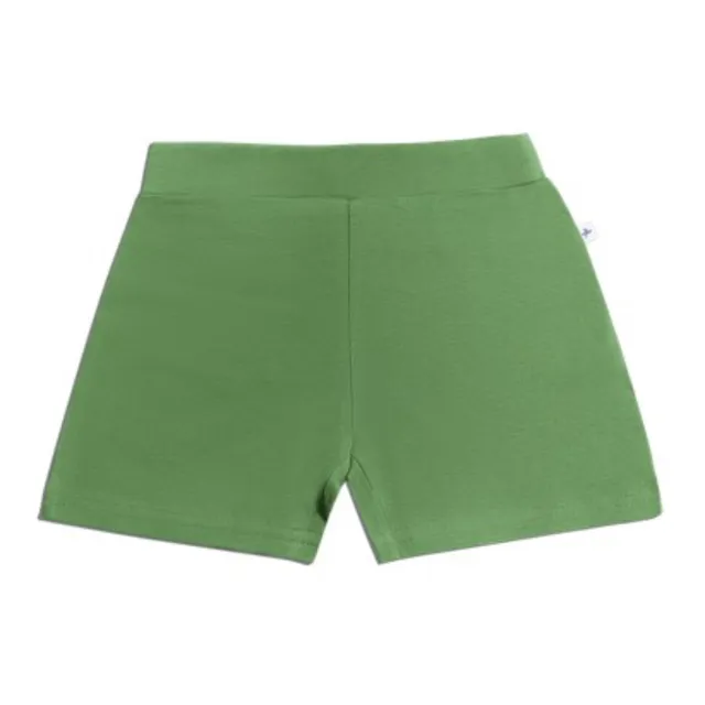 Leela Pantaloncini Verdi cotone organico bimbo jersey