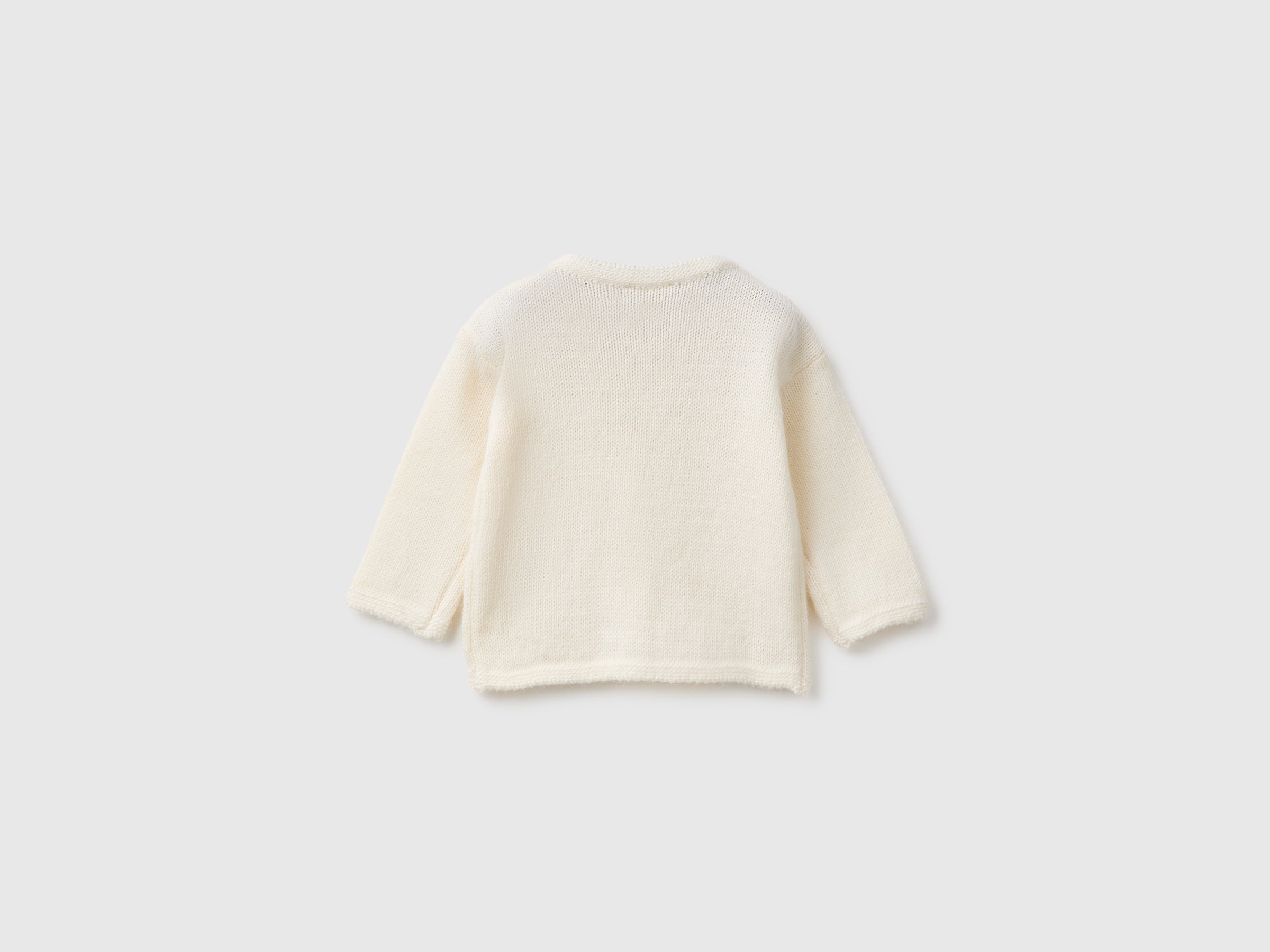 Benetton Cardigan Rose Golfino Lana Taglia 68