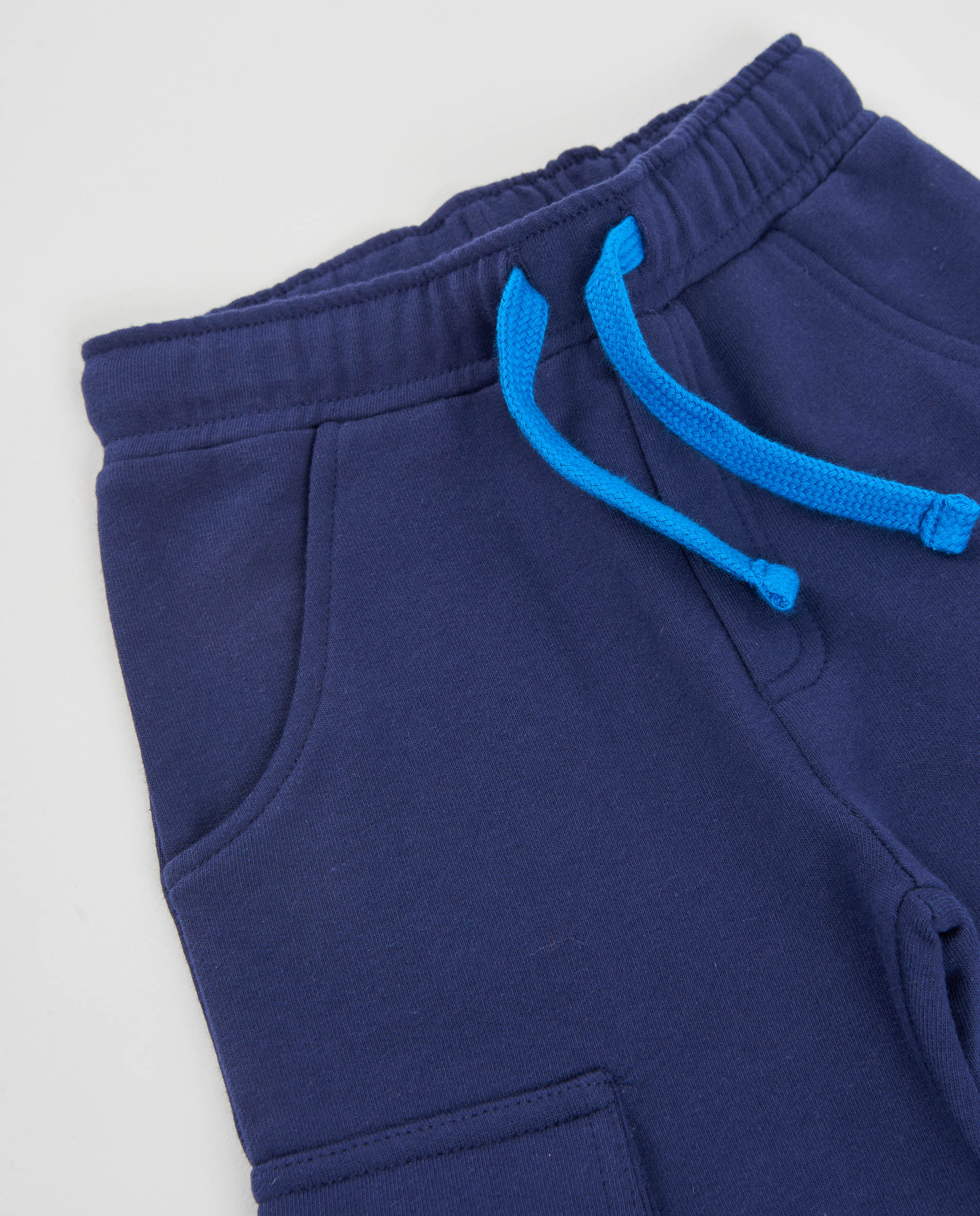 TucTuc Pantaloni felpa bambino cargo navy tasche laterali