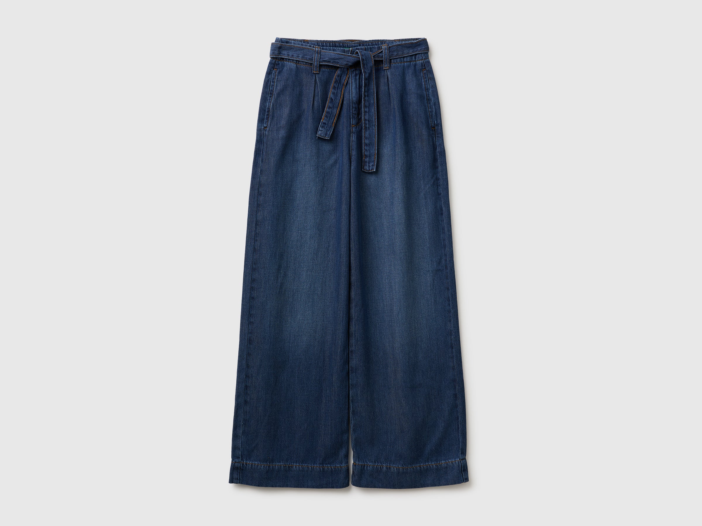 United Colors of Benetton Jeans wide jeans cotone con cintura M