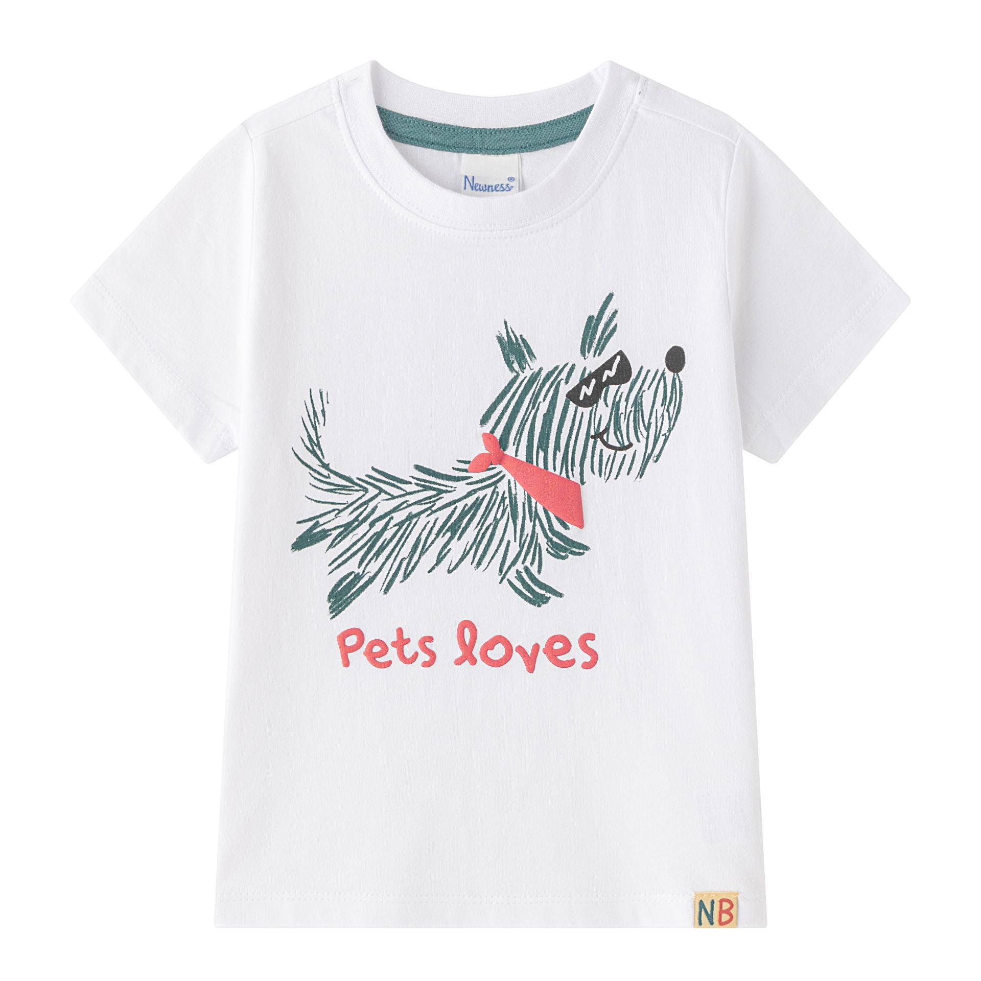 Kocarcia Newness Cane maglietta bambino cotone 3 anni 98 cm