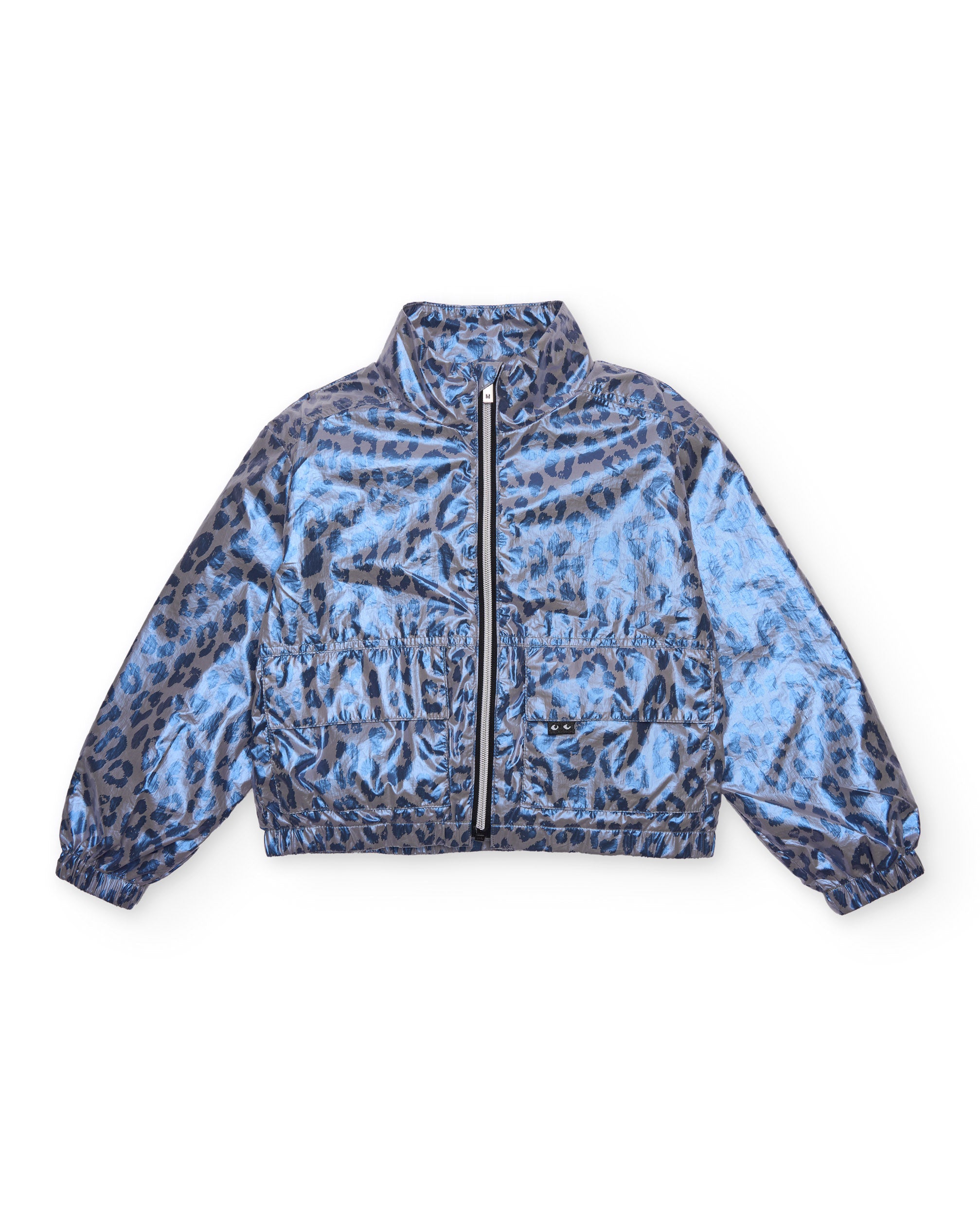 TucTuc Giacca animalier bambina lila zip leggera