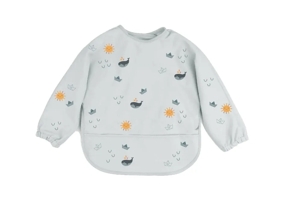 COTTON CLOUD Balena Bavaglino Maniche Lunghe 6-36M