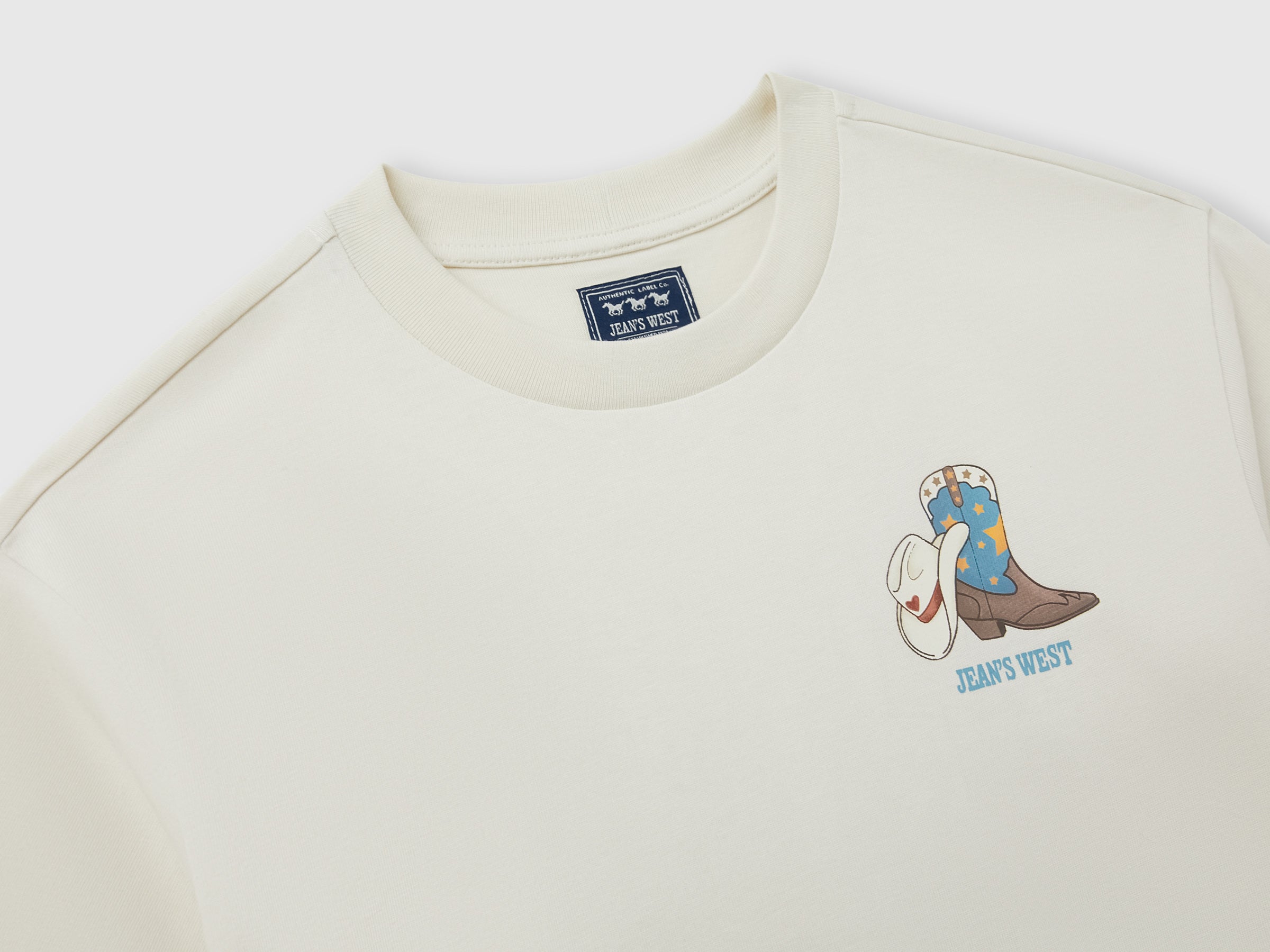 United Colors of Benetton T-shirt stampa western maglietta cotone